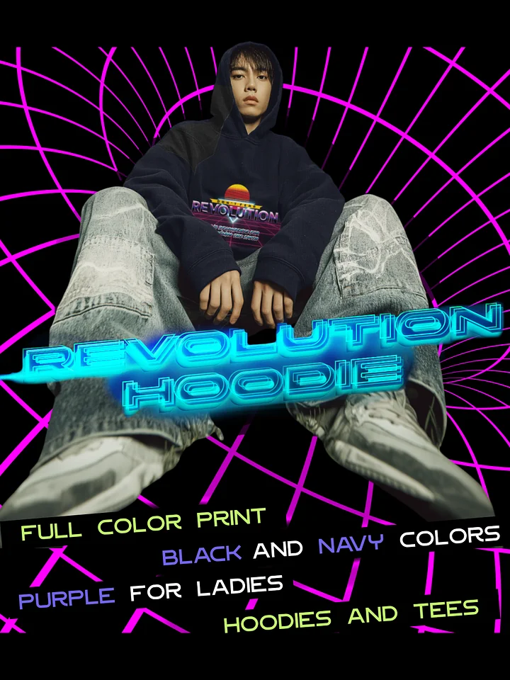 Retro Revolution Graphic Hoodie product image (1)