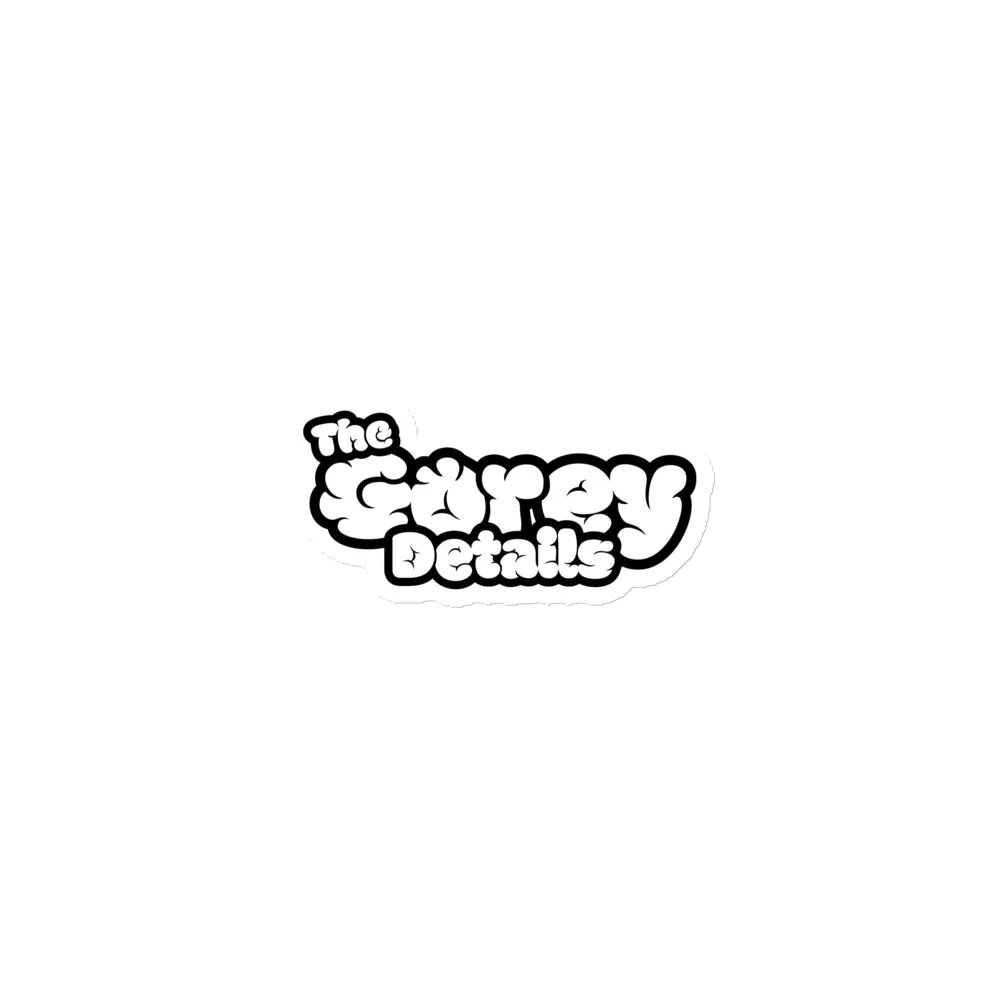 Gorey Details Black - Die-Cut Magnets product image (1)
