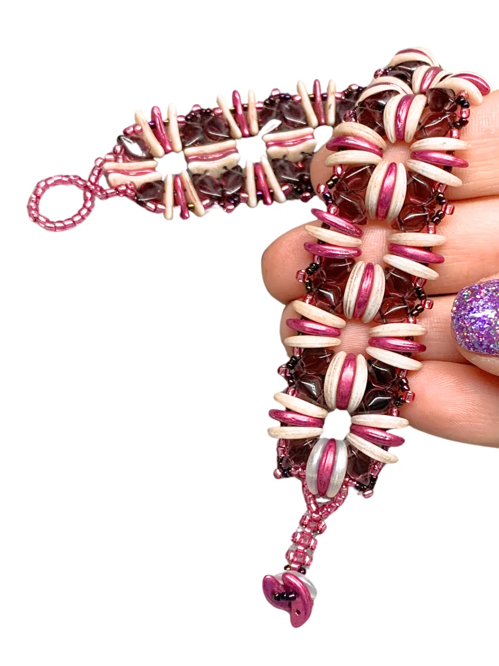 Operetta Beaded Bracelet - Pink product image (4)