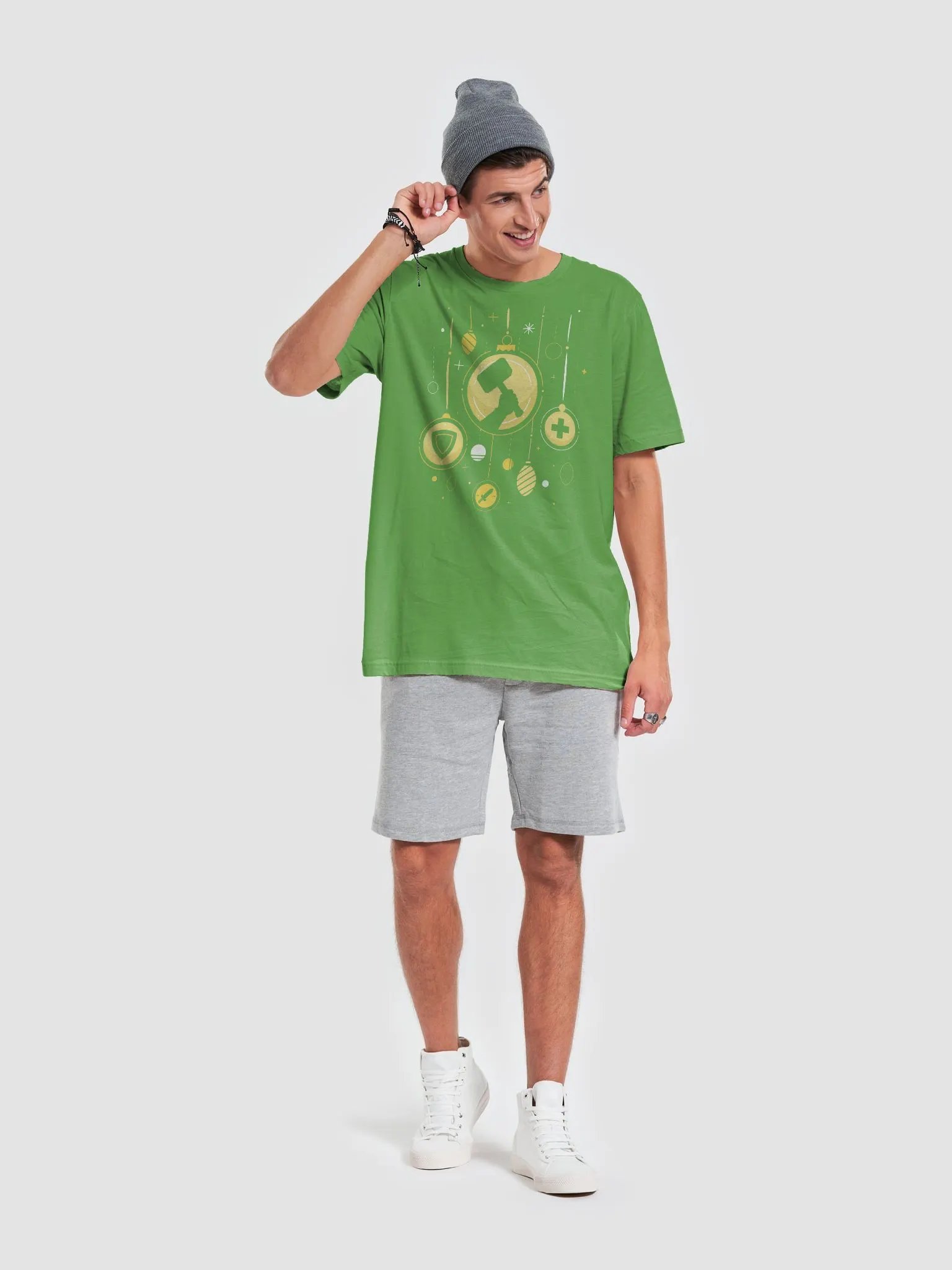 Ornaments Tee Green product image (4)