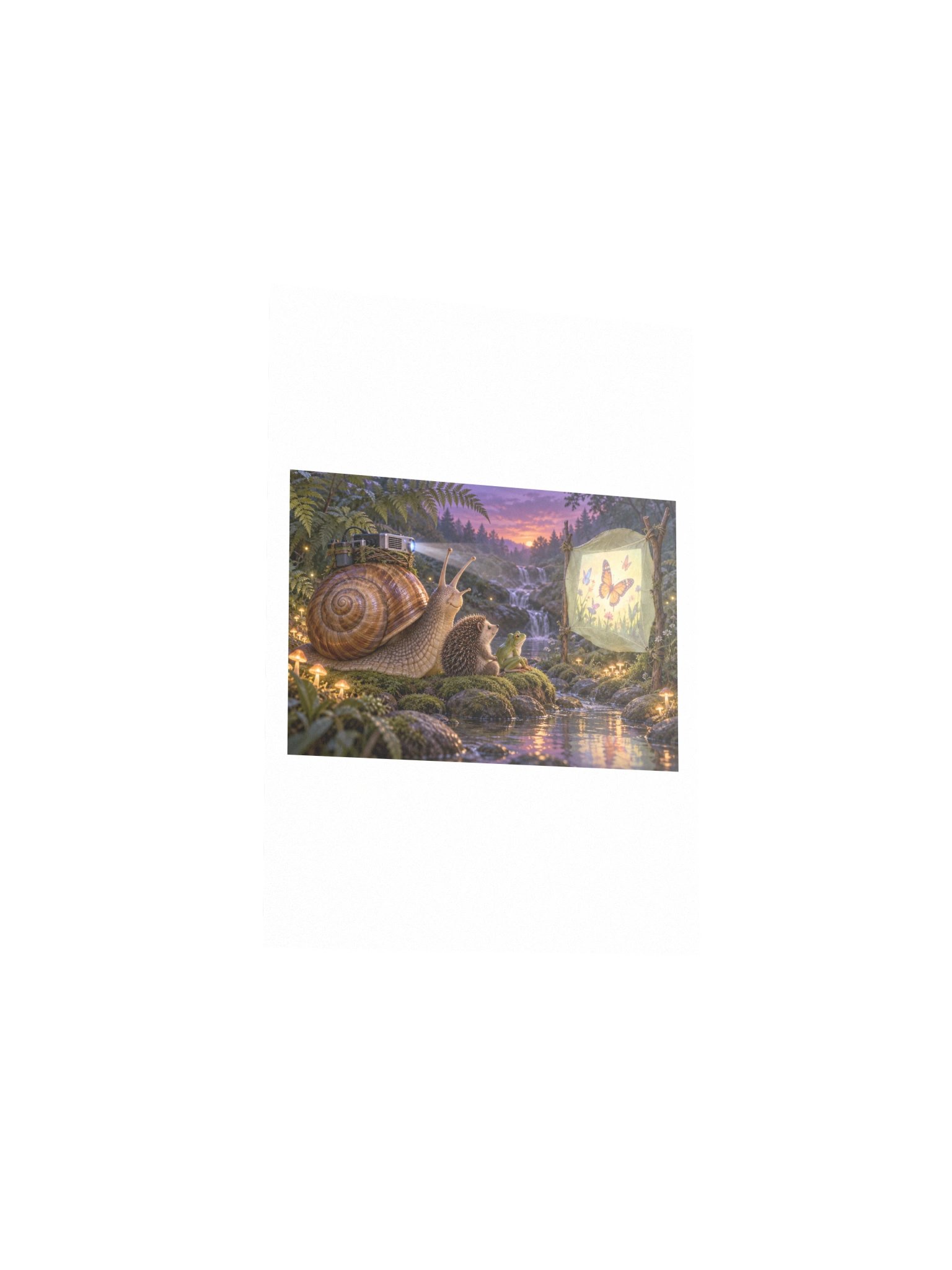 Slow Stream Small Art Print product image (3)