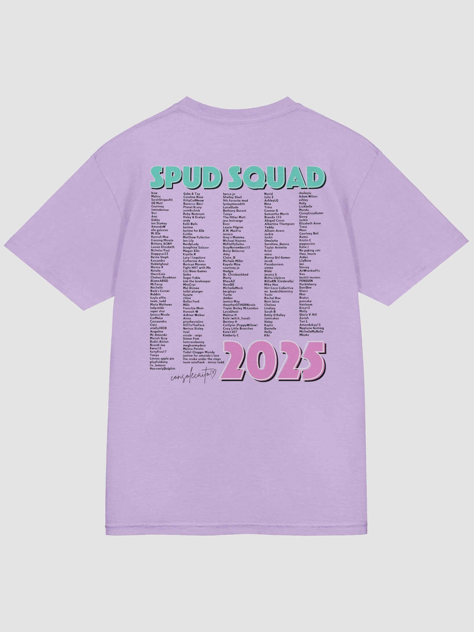 spud squad 2025 tee (dark text) product image (4)