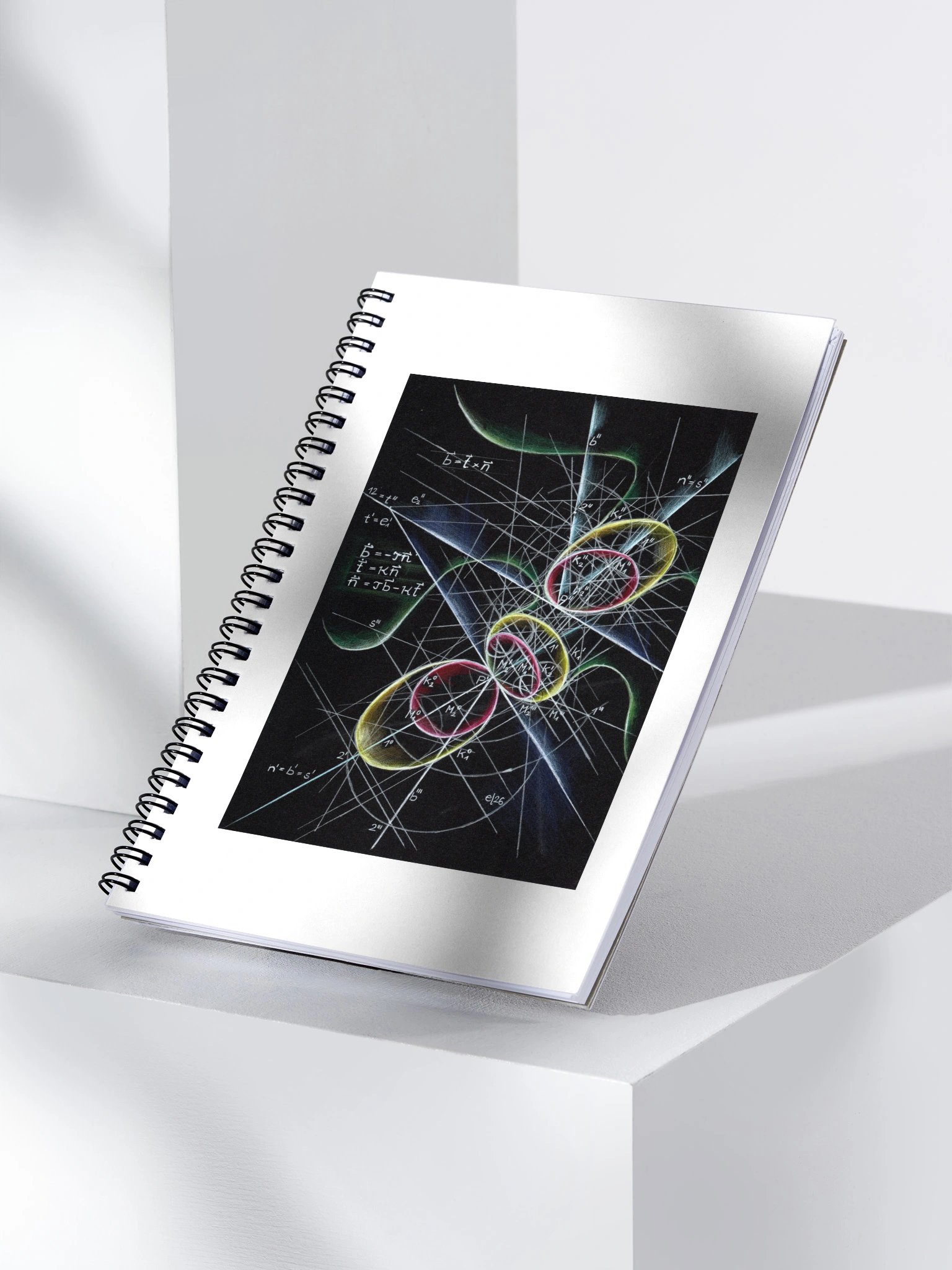 Geometric Physics Art Notebook 7: Osculating Circles and Diamond Cubic product image (3)