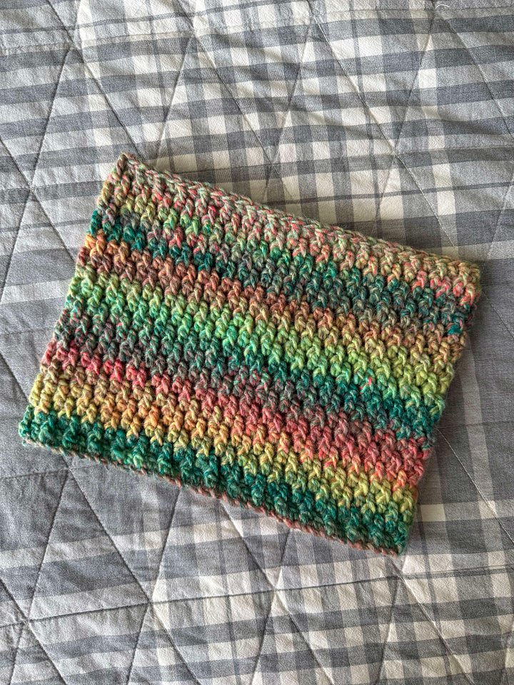 Rainbow Crochet Cowl product image (2)