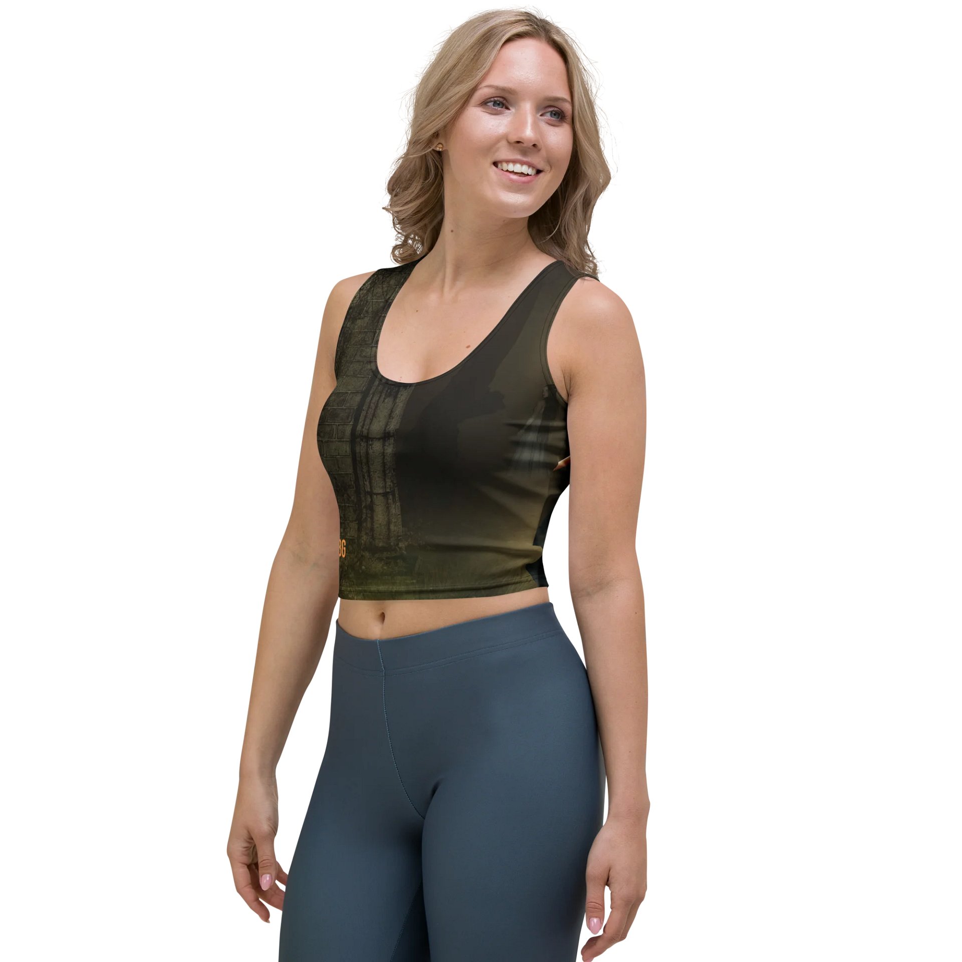 'Elven Stories - Blinded By The Light' All-Over Crop Top product image (3)