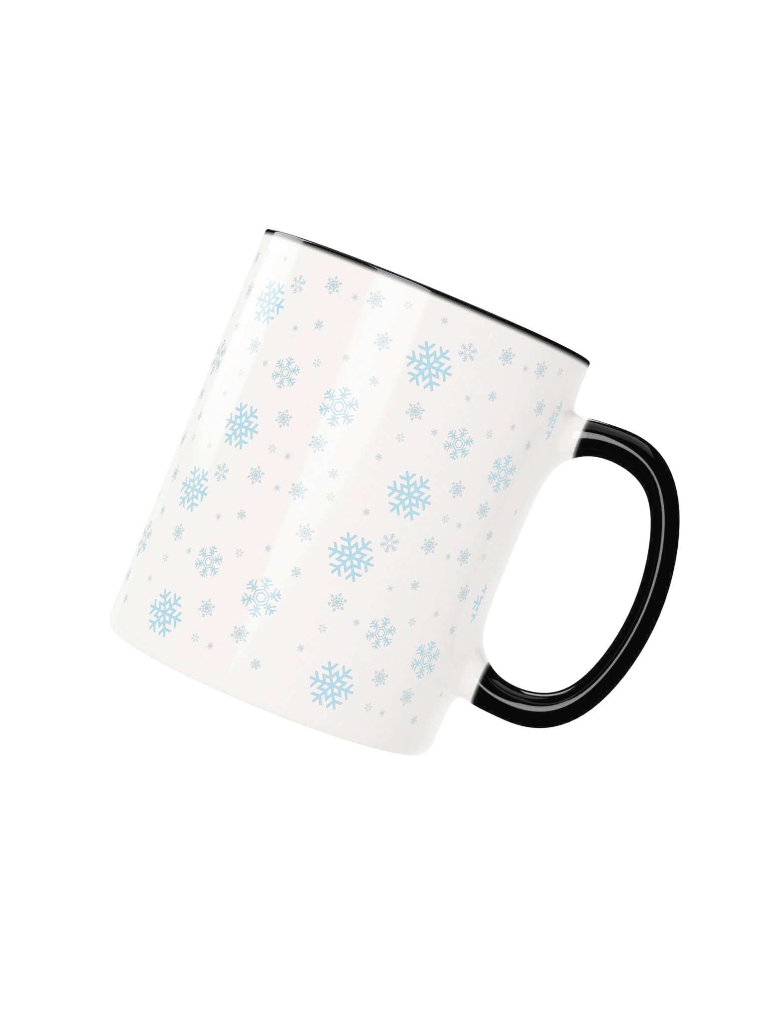 Blue Snowflake Pattern Color-Inside Mug product image (18)