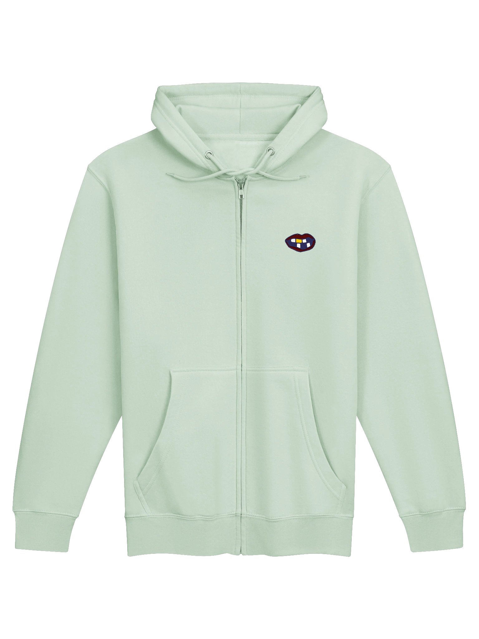 "teef" zipper hoodie (embroidered) product image (1)
