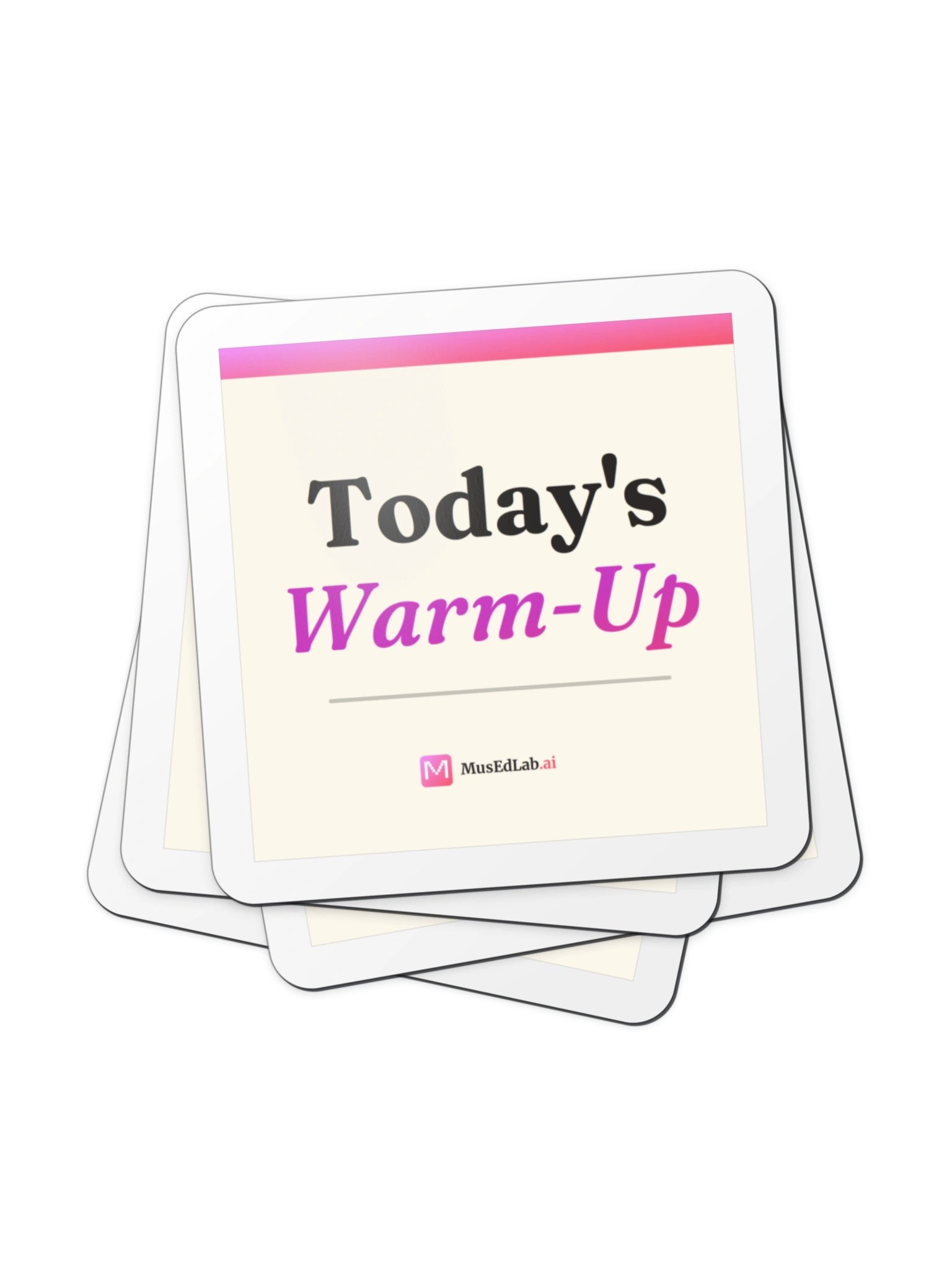 Today's Warm-Up Whiteboard Magnet product image (2)