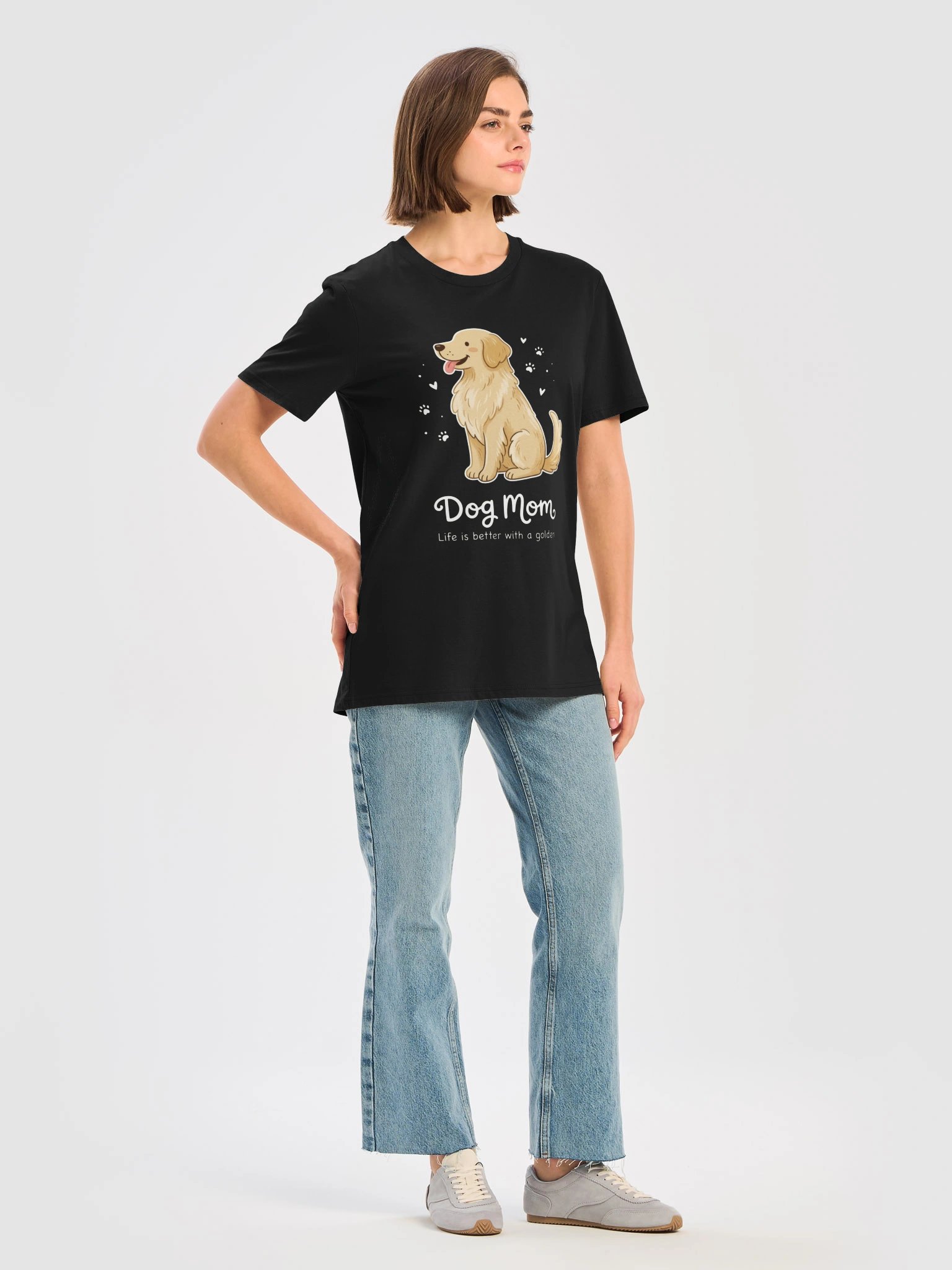 Dog Mom Golden Retriever Tee product image (1)