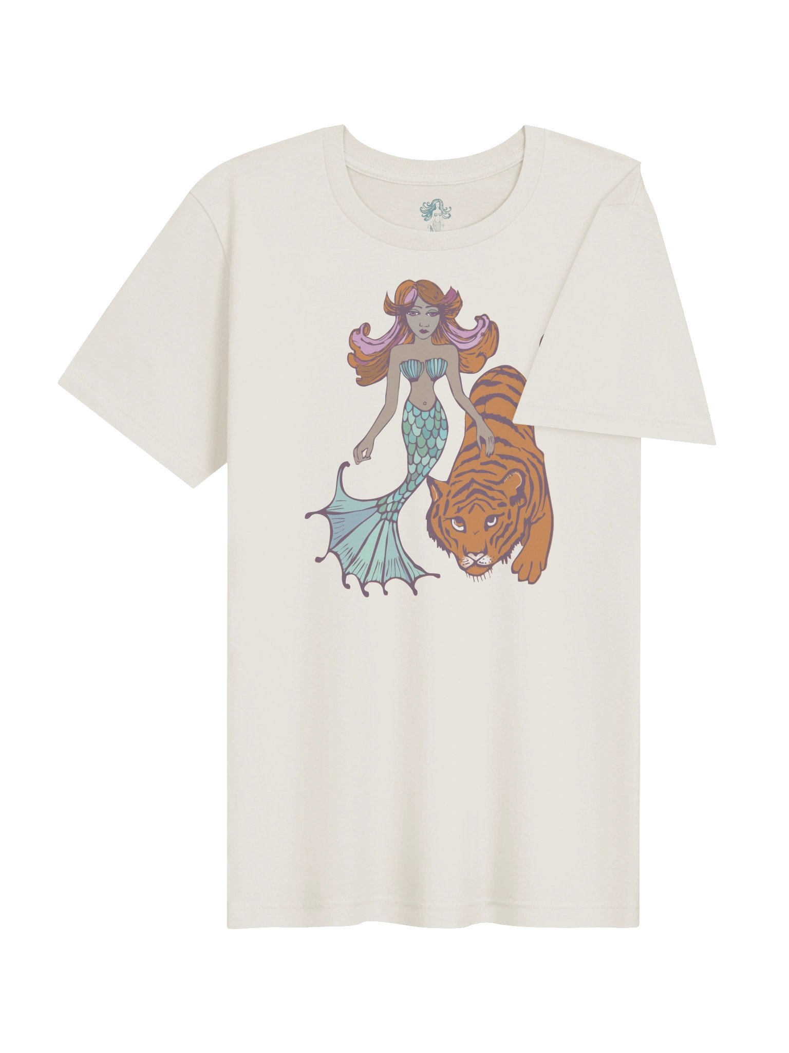Unisex Mermaid Tiger T-shirt product image (4)