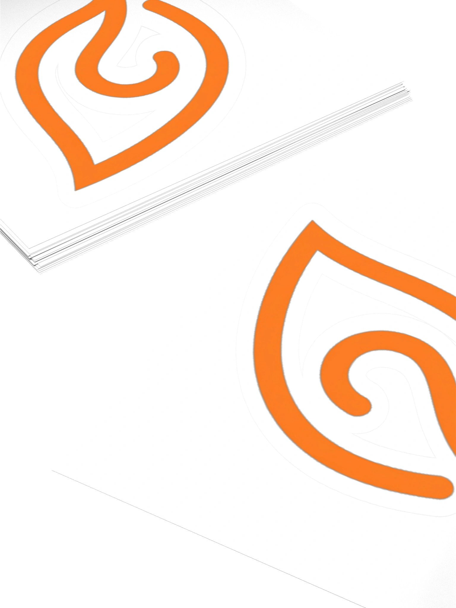3x3 Question Leaf Logo Sticker product image (4)