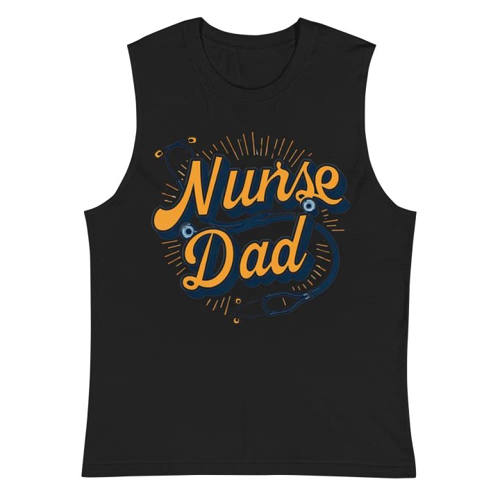 Stethoscope Dad nurse Muscle Tank product image (3)