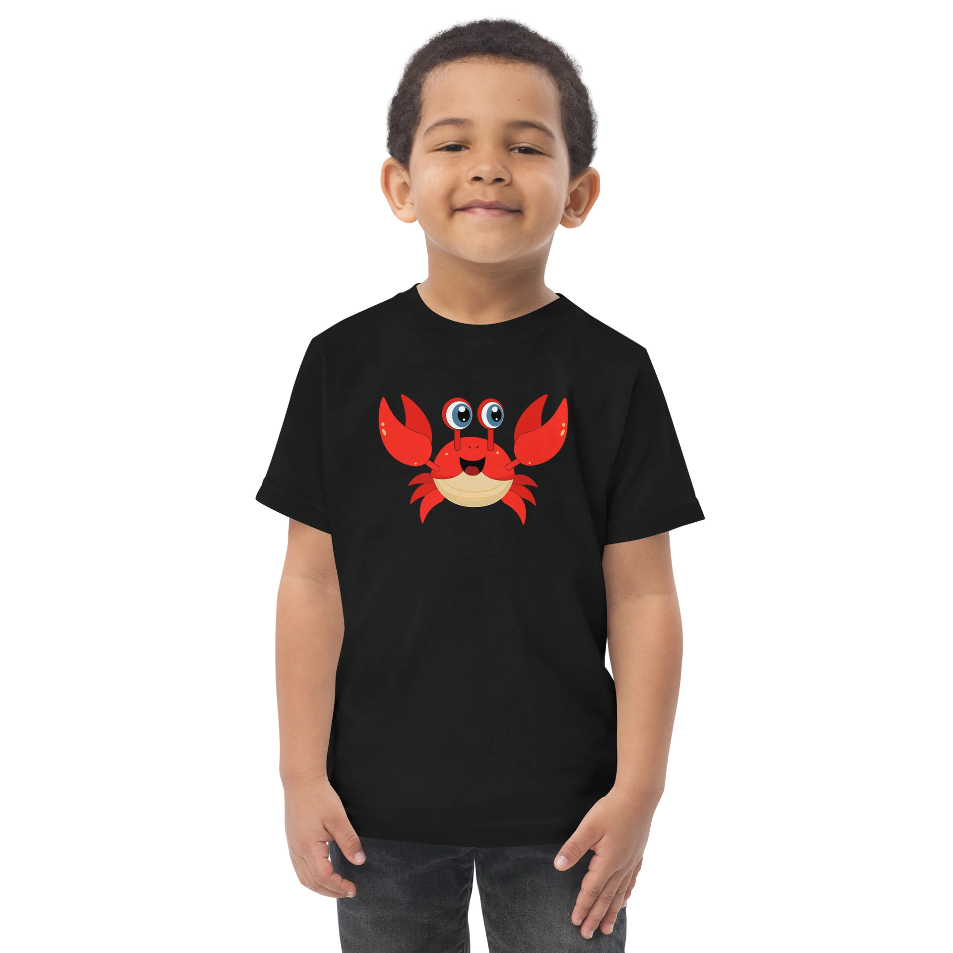 Sea Friends Crab Toddler Jersey T-Shirt product image (1)