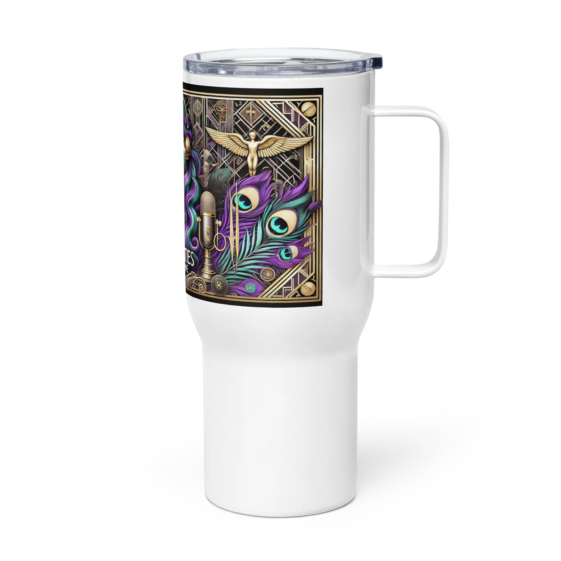 Humanities In Medicine Physician Pewter Art Deco Travel Mug product image (4)