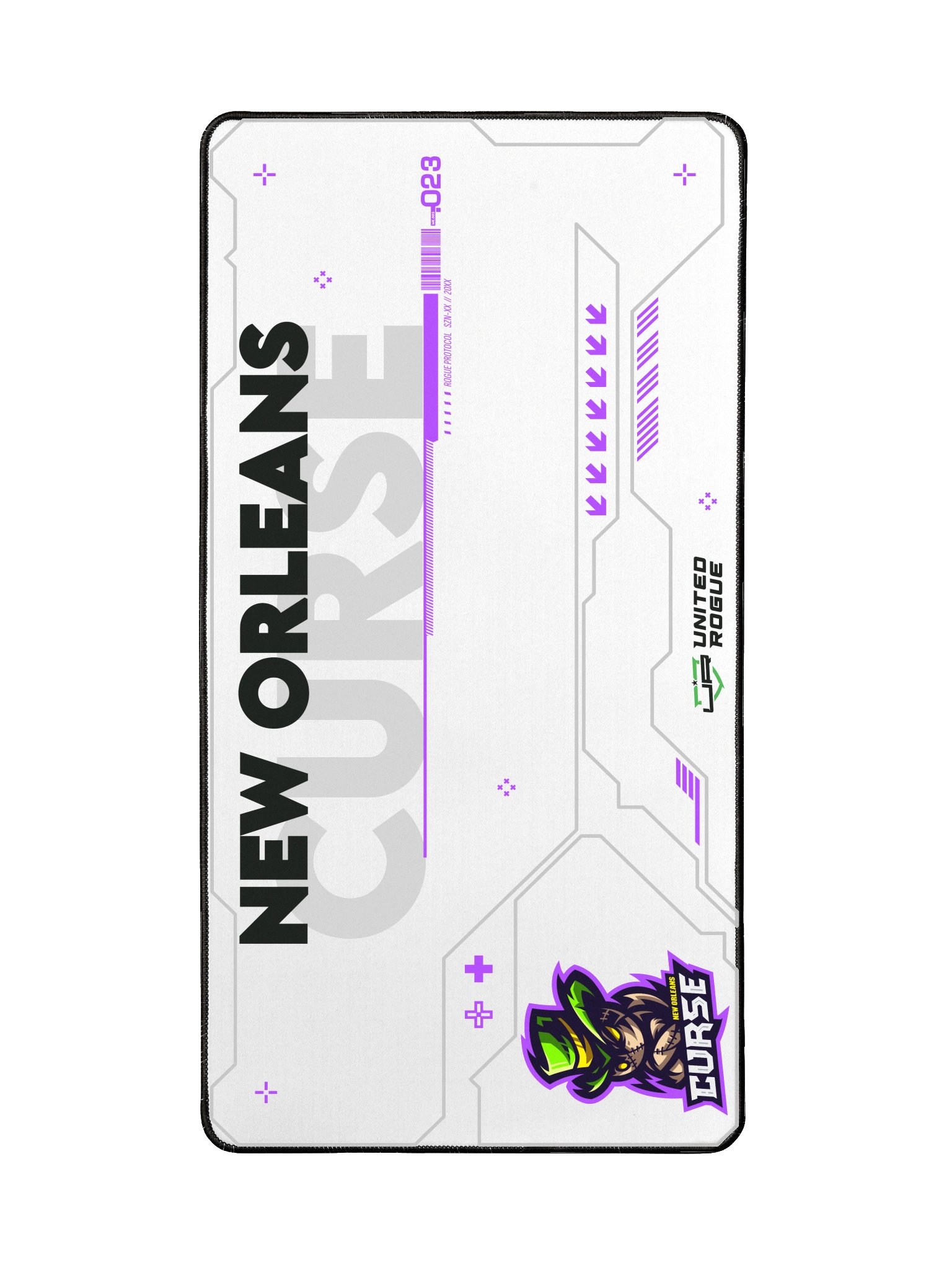 New Orleans Curse White Desk Mat product image (2)