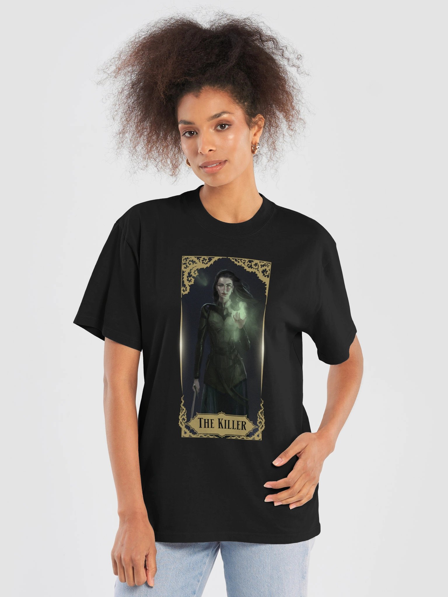 The Killer Tarot Oversized Tee product image (5)