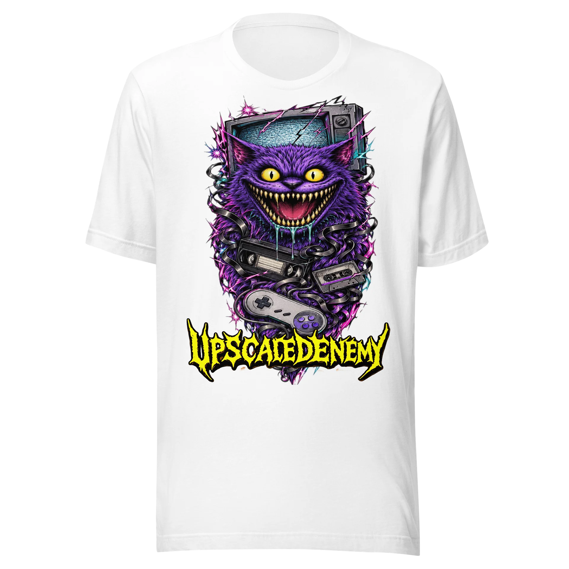 UE - Cheshy-Retro Flash Tee_White product image (1)