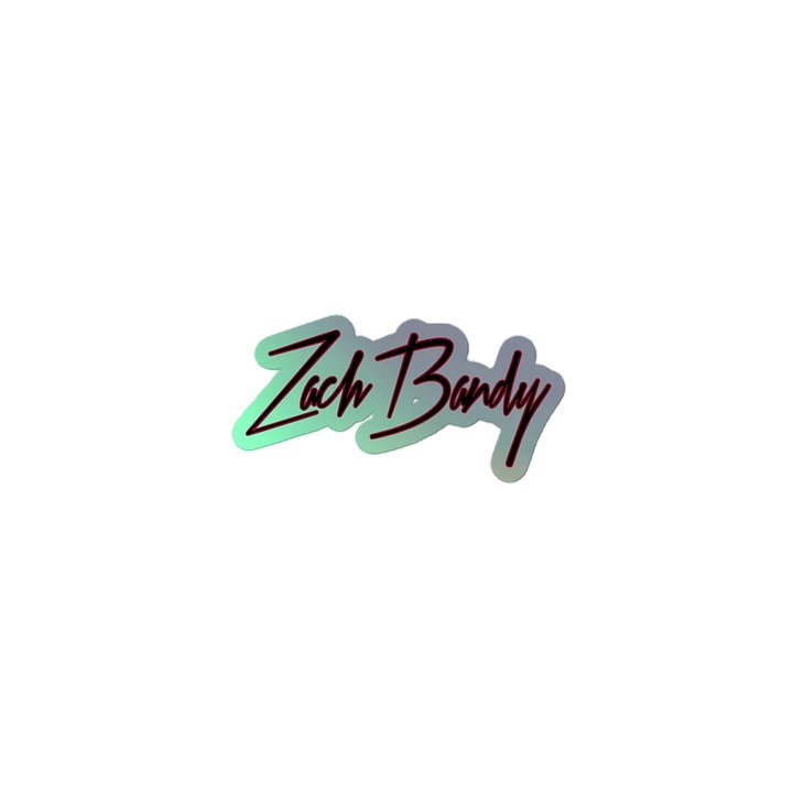 Zach Bandy Holographic Sticker product image (2)