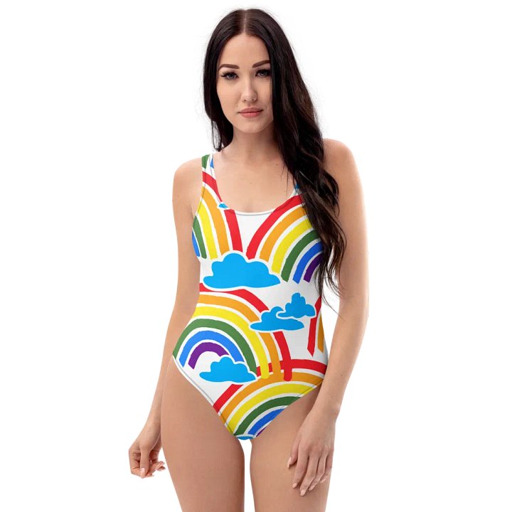 Rainbow Clouds All-Over Swimsuit product image (1)