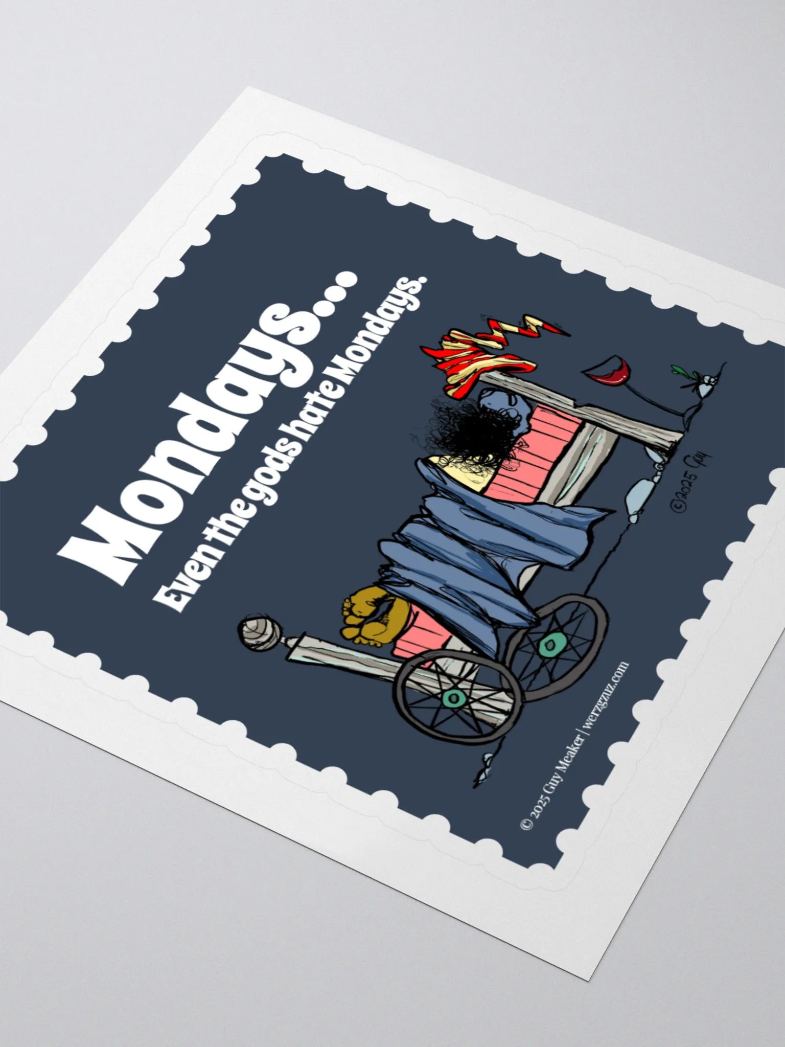 Mondays Suck Kiss Cut Stickers product image (3)