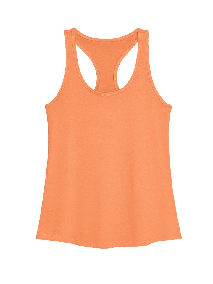 The Gatekeeper’s Key – Light Orange Reverse Sunrise Edition (Back Print Only) | Women’s Racerback Tank product image (1)