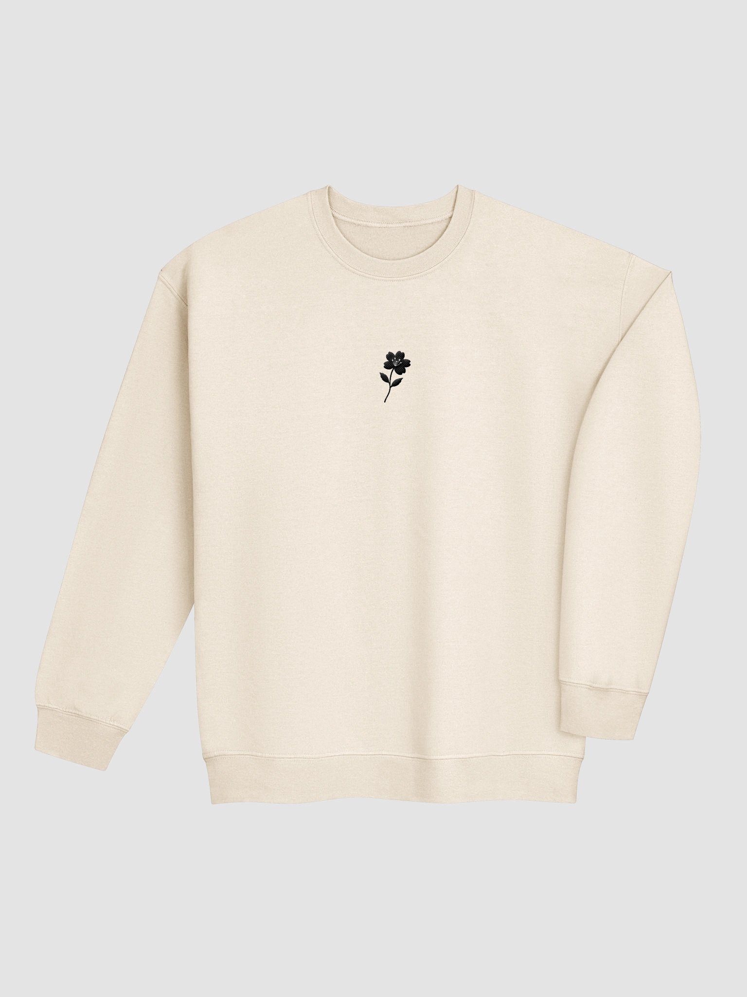 CHERRY BLOSSOM BLACK LOGO EMBROIDERED SWEATSHIRT product image (12)