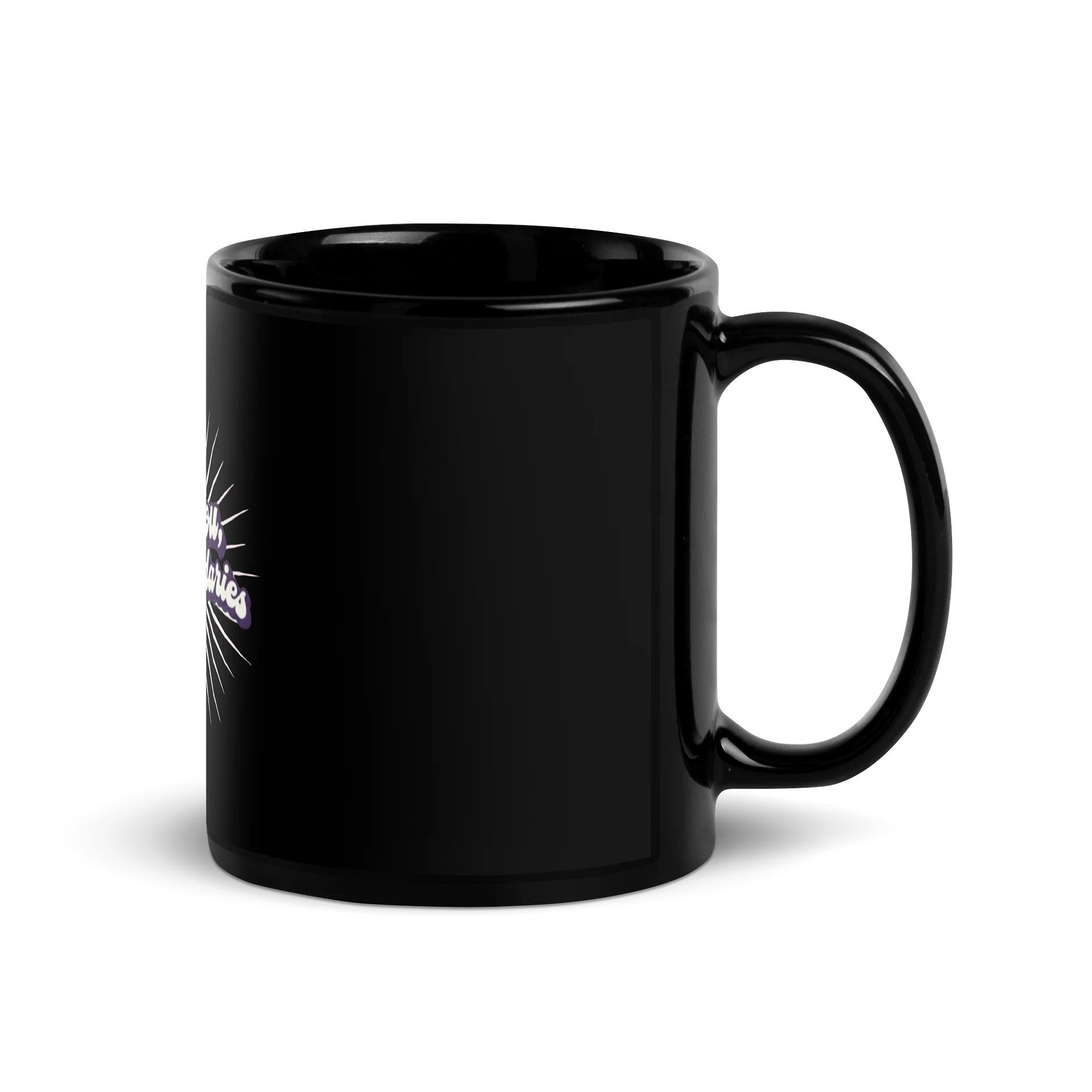“I Love You With Boundaries” Black Coffee Mug product image (3)