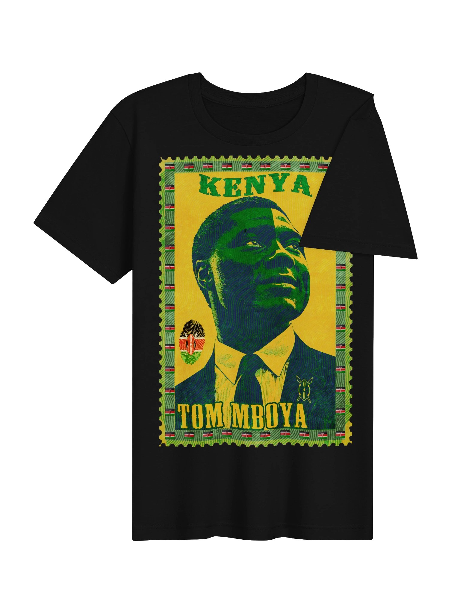 Tom Mboya Kenya Vintage Postage Stamp Tee product image (4)