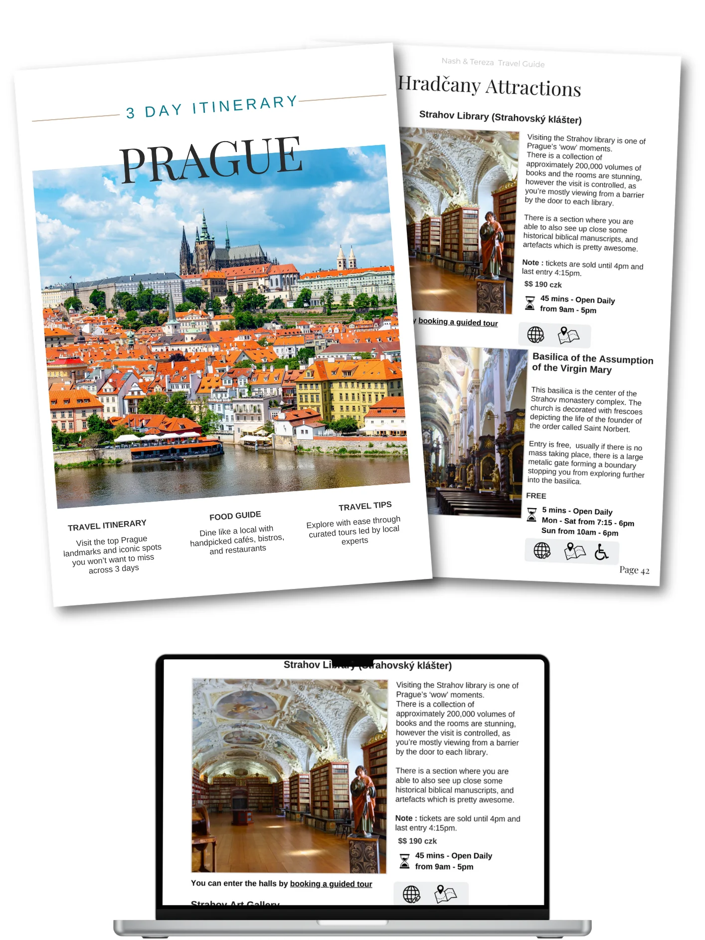 Prague Bundle: 3 & 6 Day Itineraries, 64 Restaurants and 2 Digital Maps product image (3)