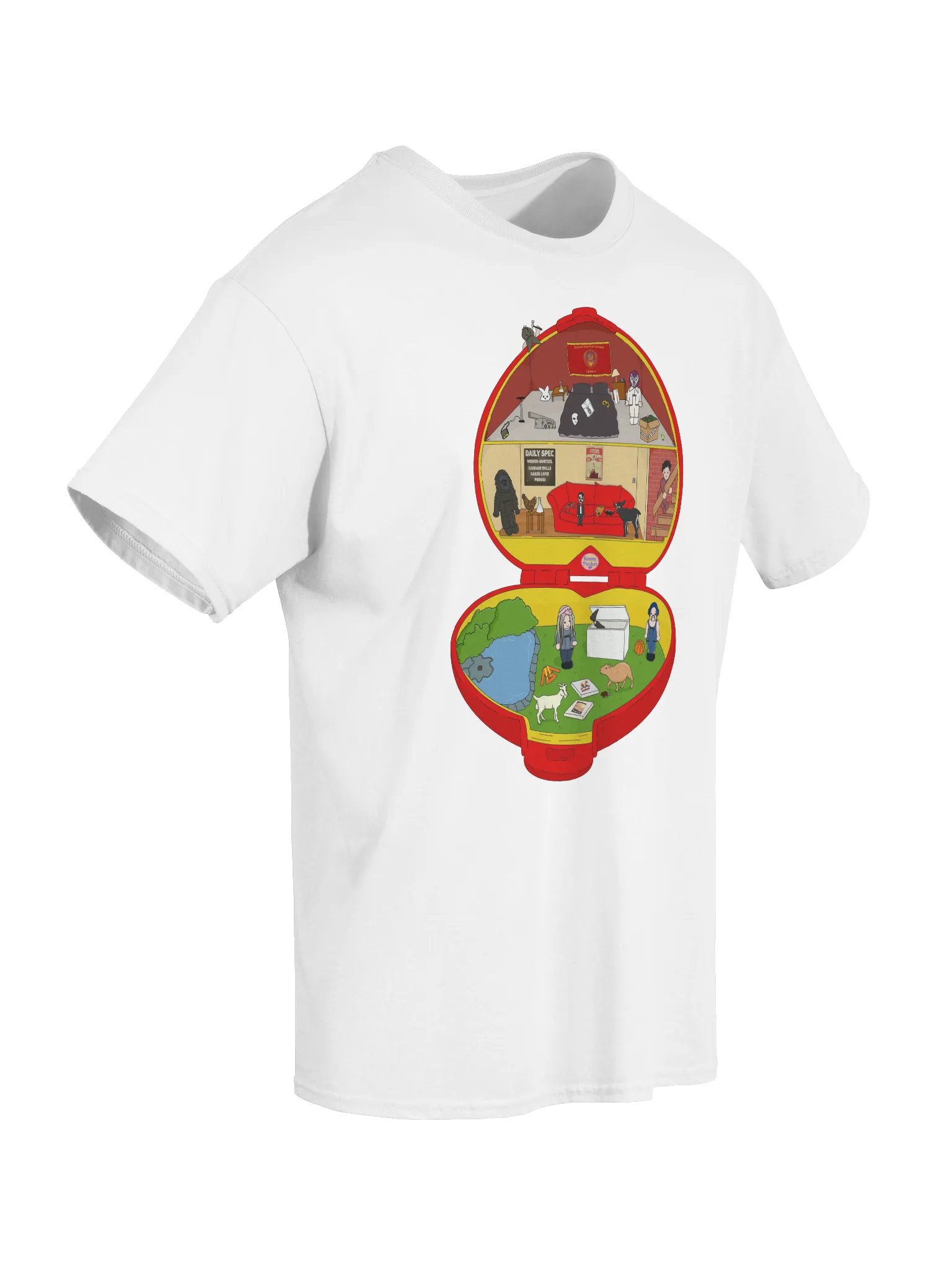 Kenny Pocket T-Shirt (Red & Yellow) product image (3)