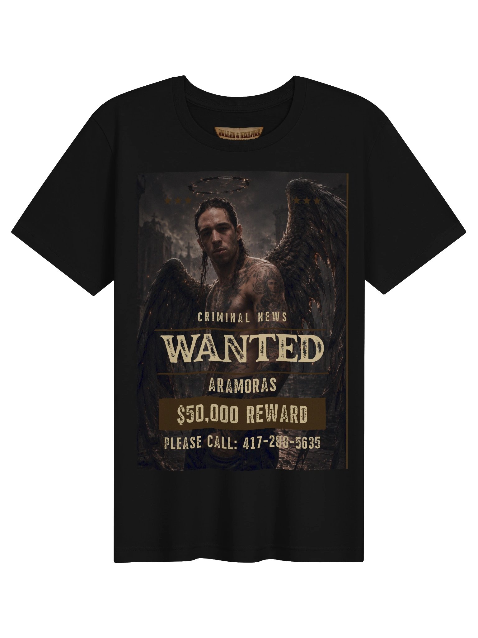 Aramoras Wanted Poster Tee product image (1)