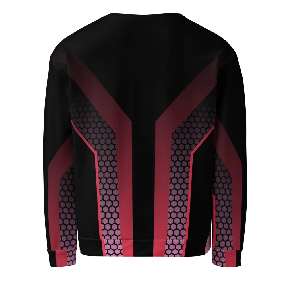 Futuristic Hex Symmetry Unisex Sweatshirt product image (3)
