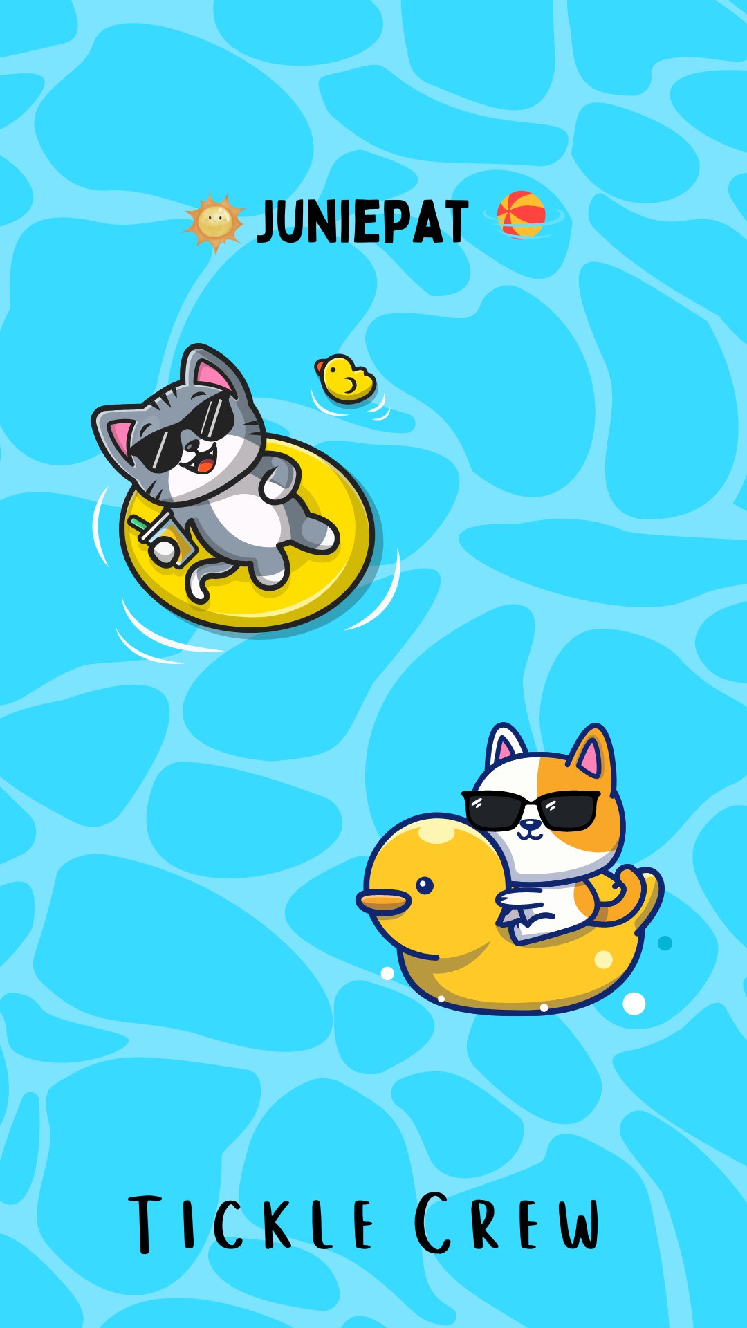 Tickle Crew Summer '23 Mobile Wallpaper product image (1)