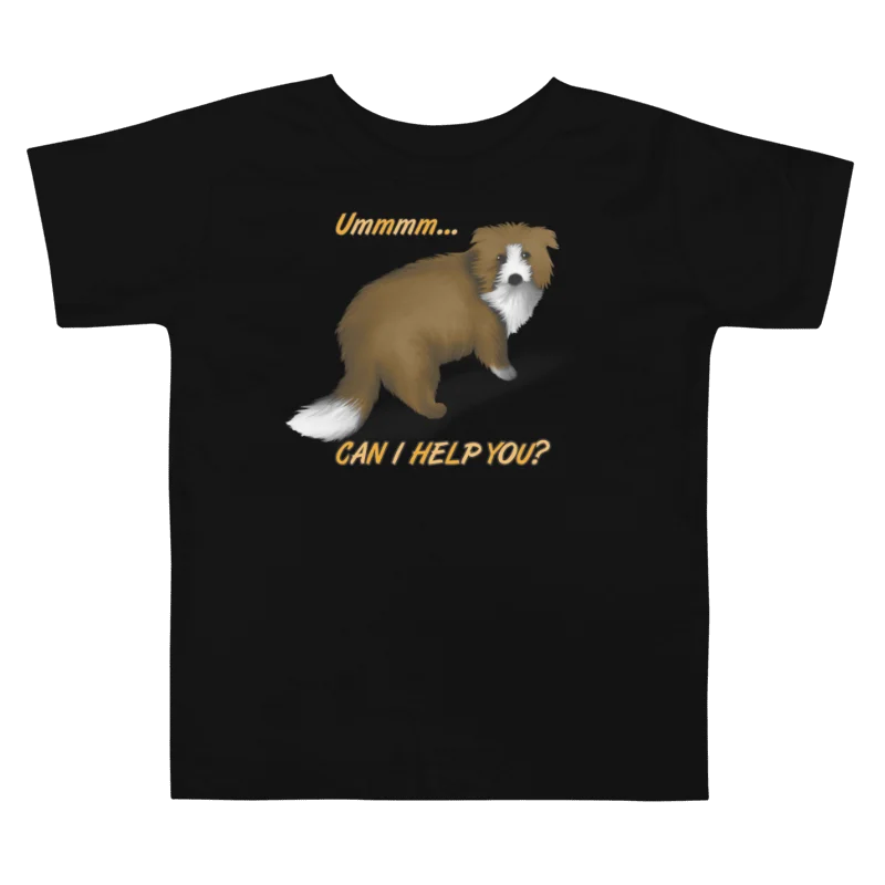 Dog "Ummm... Can I Help You?", Toddler T-Shirt - Bella+Canvas product image (1)