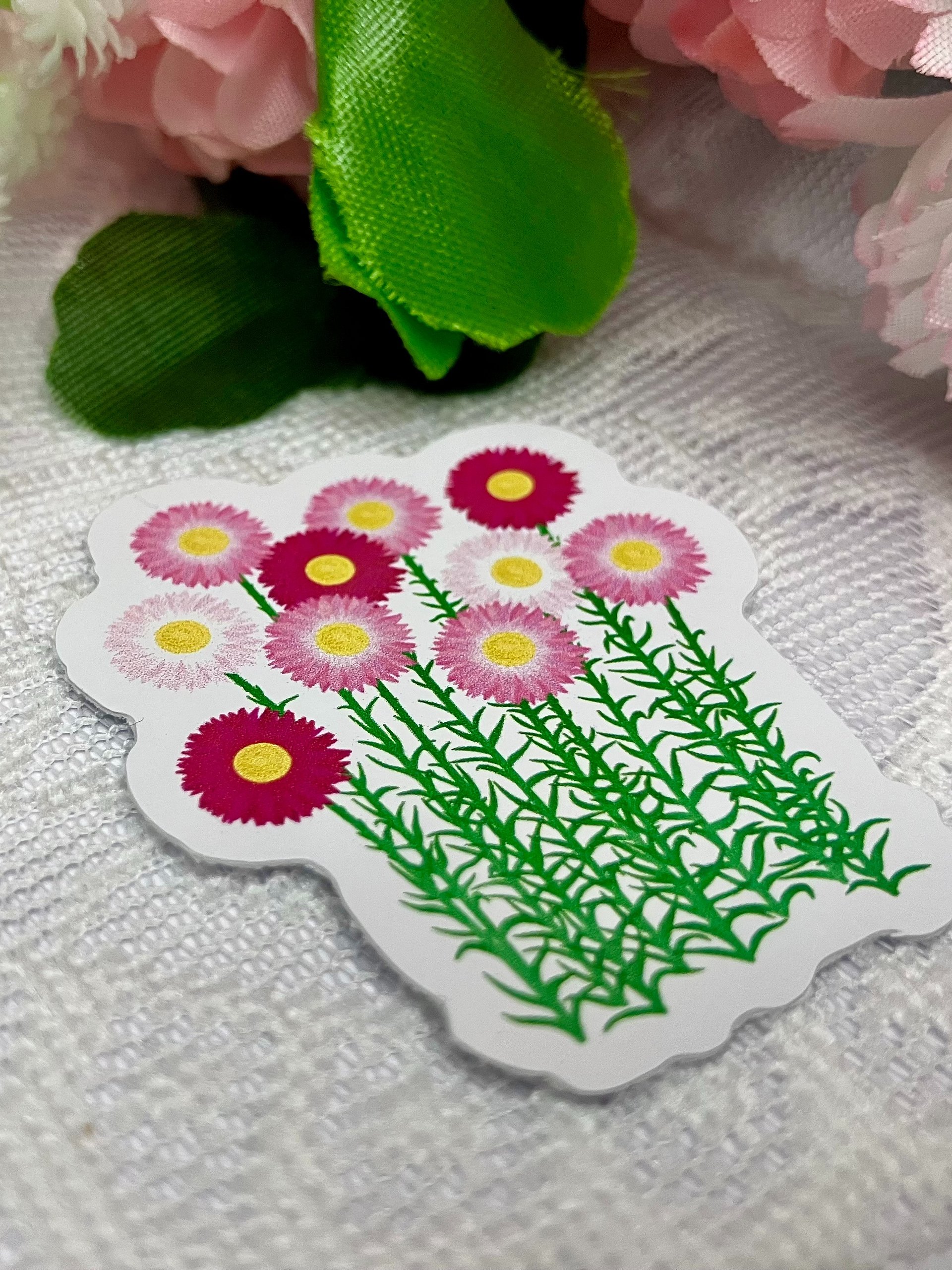 Everlasting Flowers Vinyl Sticker product image (2)