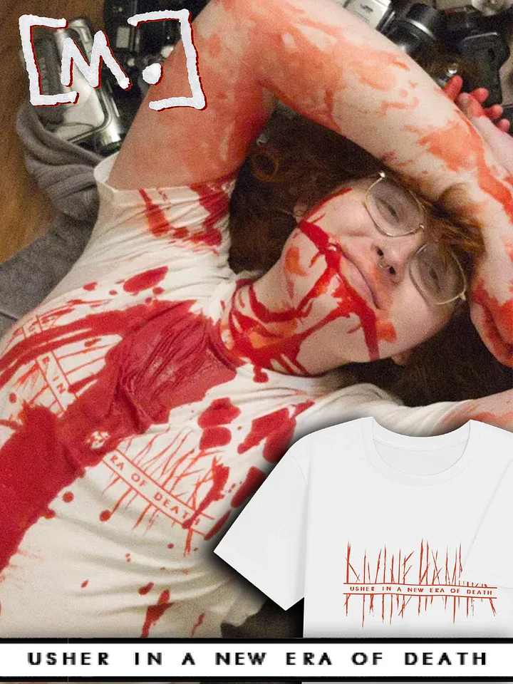 Logo Slit T-Shirt - Divine Hammer [White] product image (1)