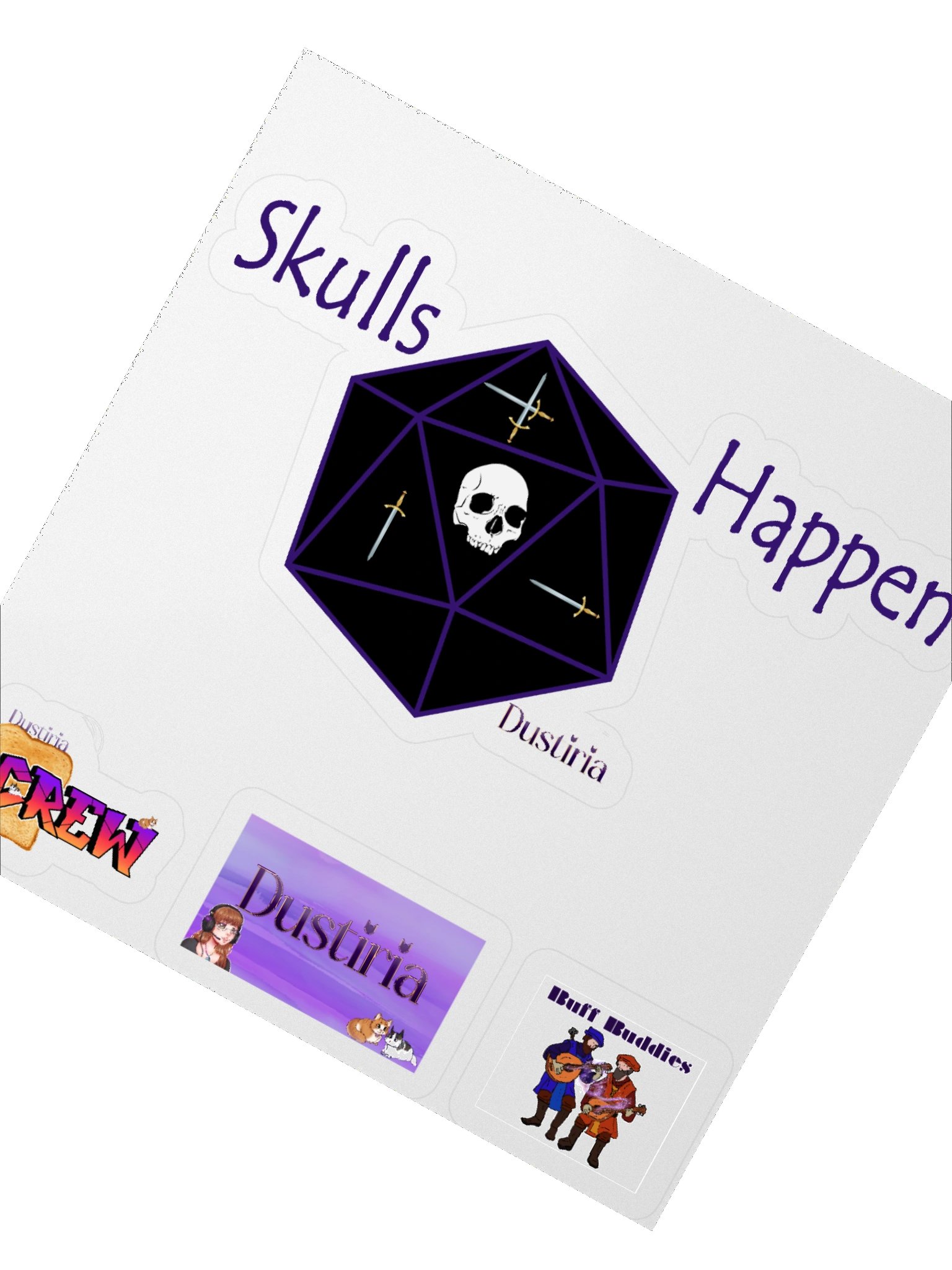 Skulls Happen Sticker product image (2)