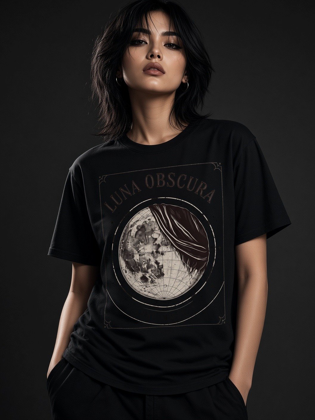 Luna Obscura // Hidden Moon Heavyweight Tee product image (1)