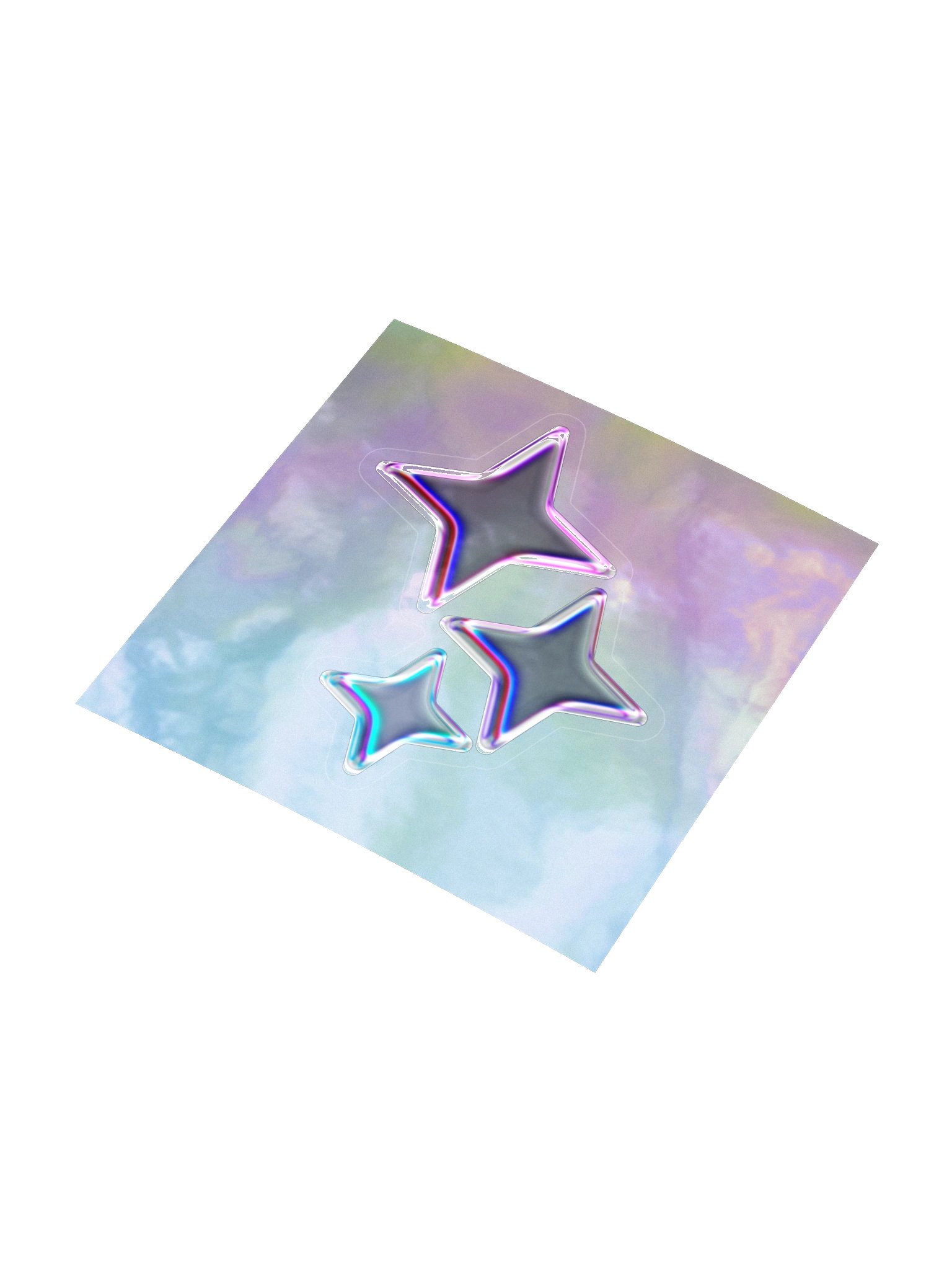 Crystal Frutiger Aero Stars (Stickers) product image (8)