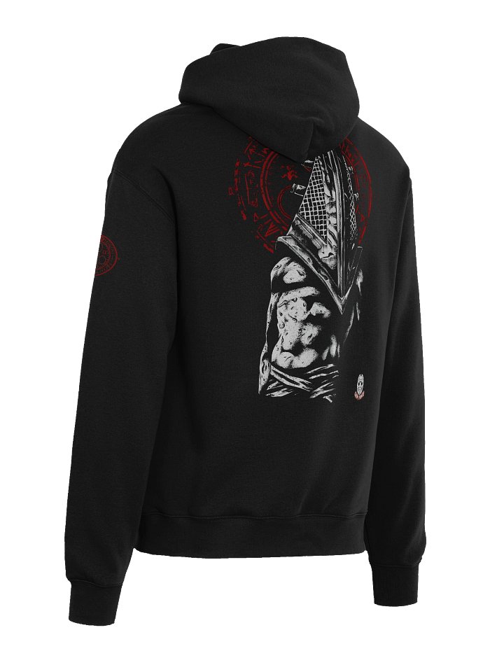 SILENT HILL — EXECUTIONER & THE NURSE HOODIE DROP #1 - Heavy Division Hoodie Thick. Structured, Heavyweight (9.4 oz) — thick, soft but more thick premium, relaxed fit with dropped shoulders product image (1)