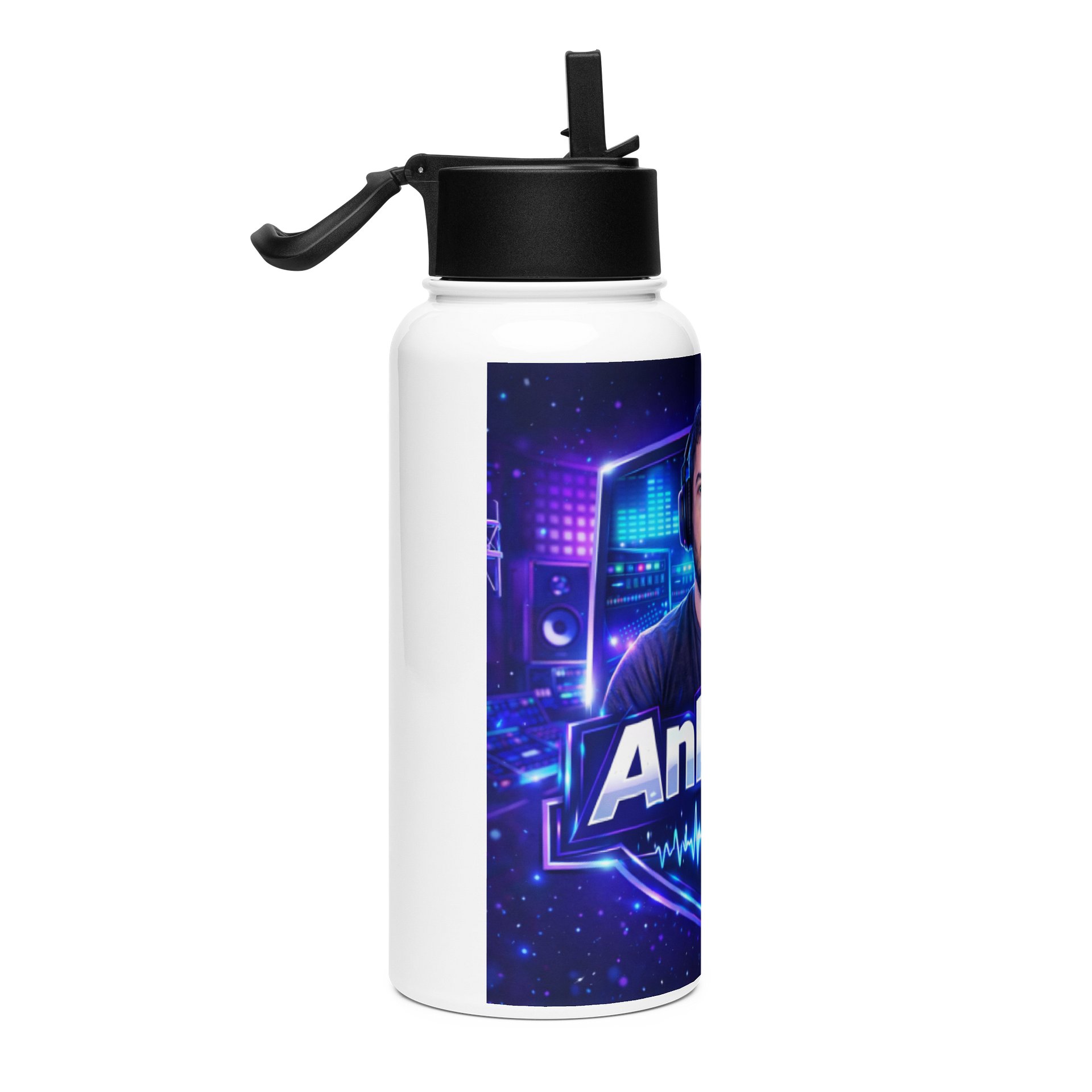 Sticla de apa din otel inoxidabil cu capac product image (4)