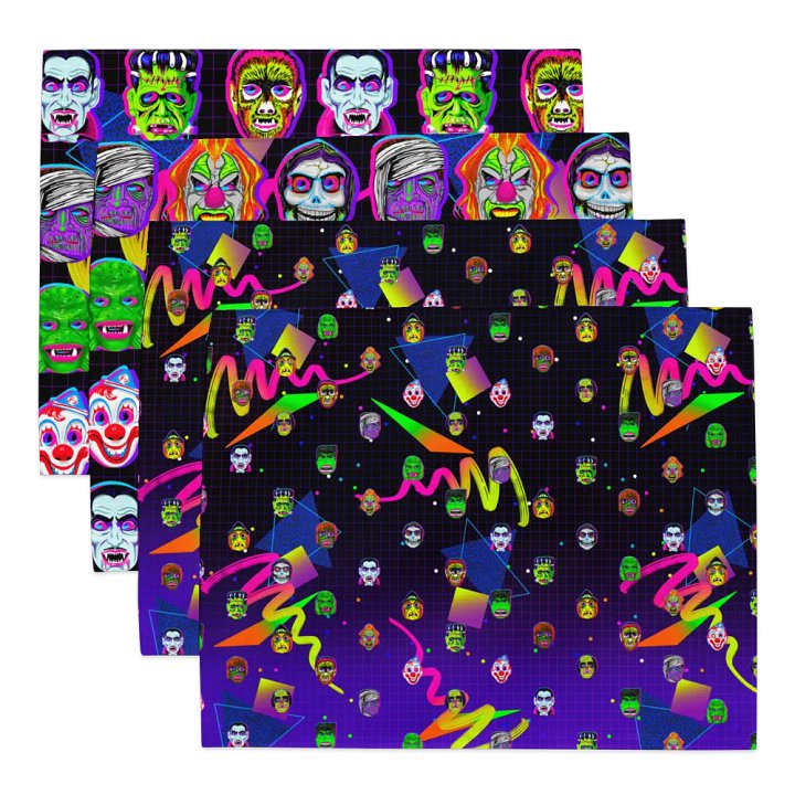Horror Icons Placemats (Set of 4) product image (2)