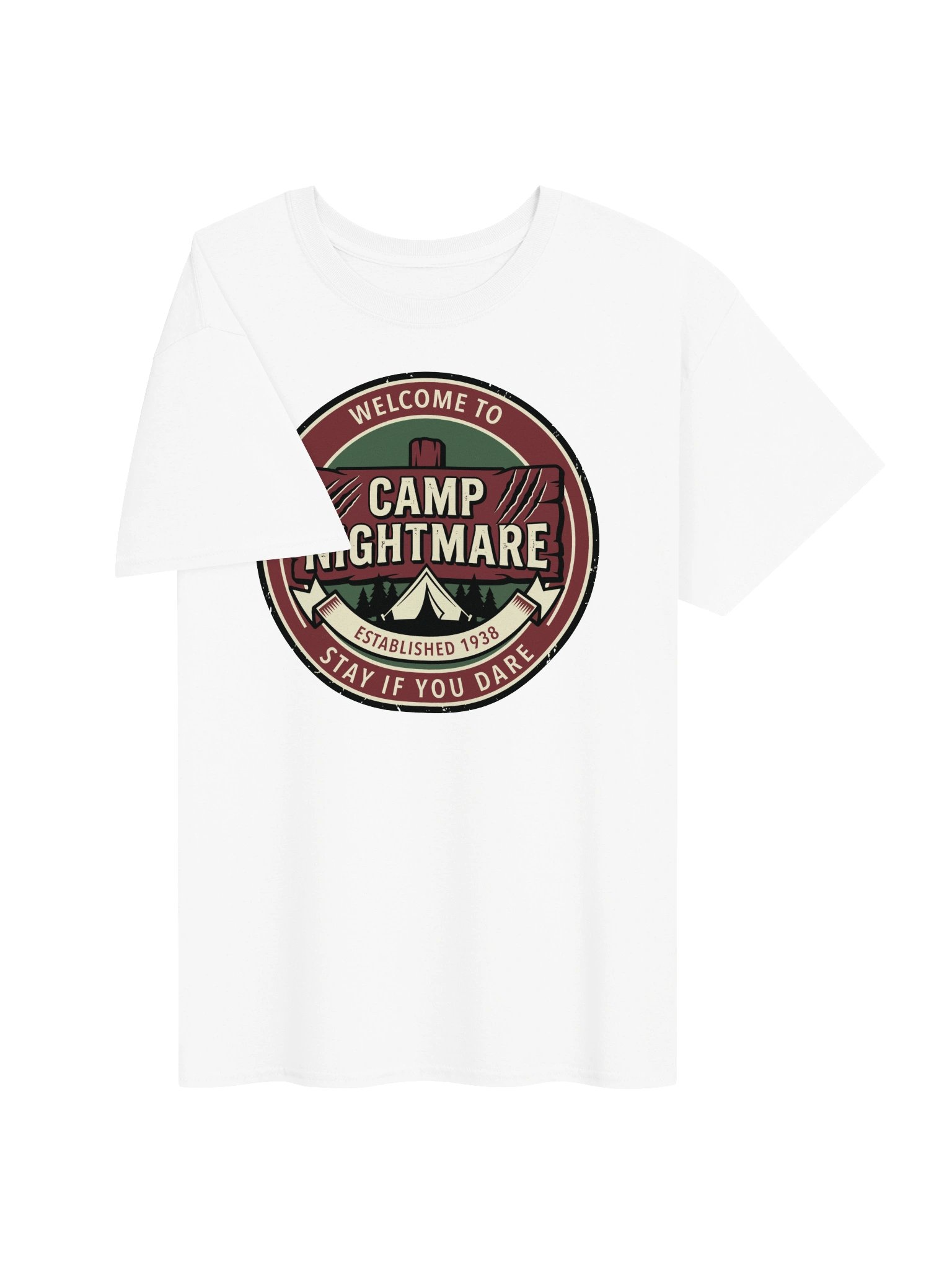 Camp Nightmare Vintage Horror Sign T-Shirt product image (34)