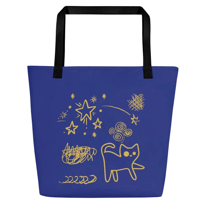 Midnight Doodle Tote Bag product image (2)
