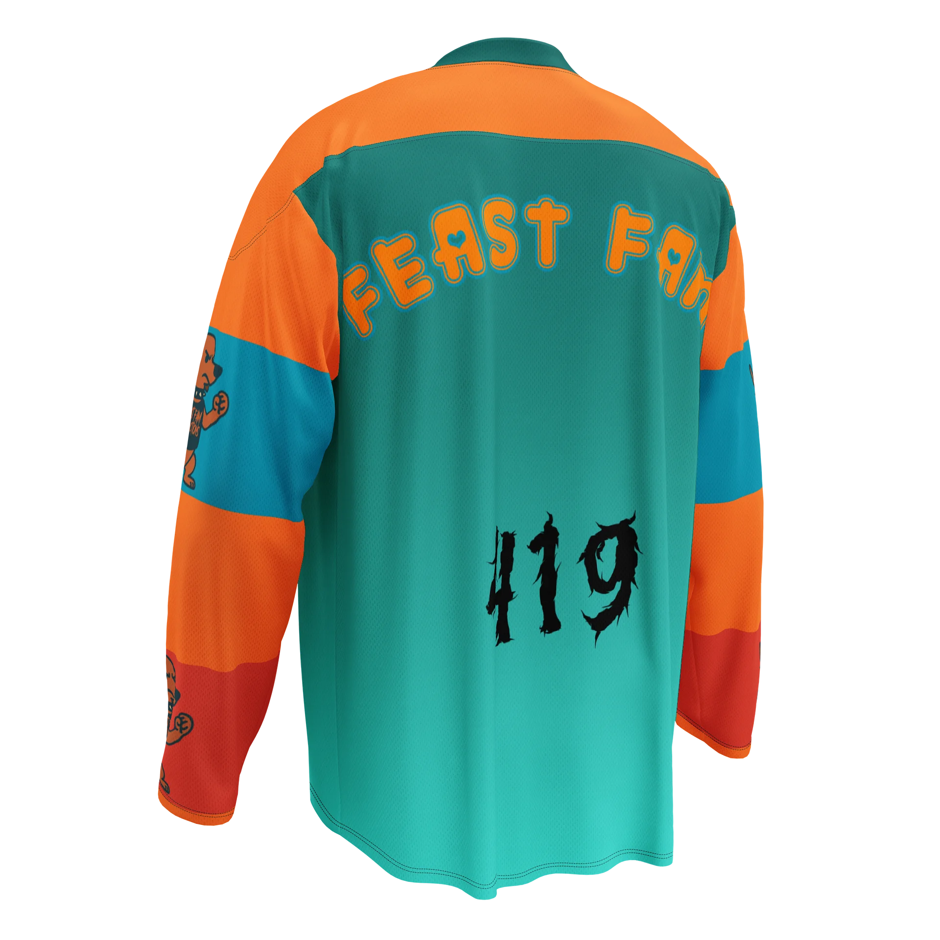 Feast Fam Productions Hockey Jersey product image (4)