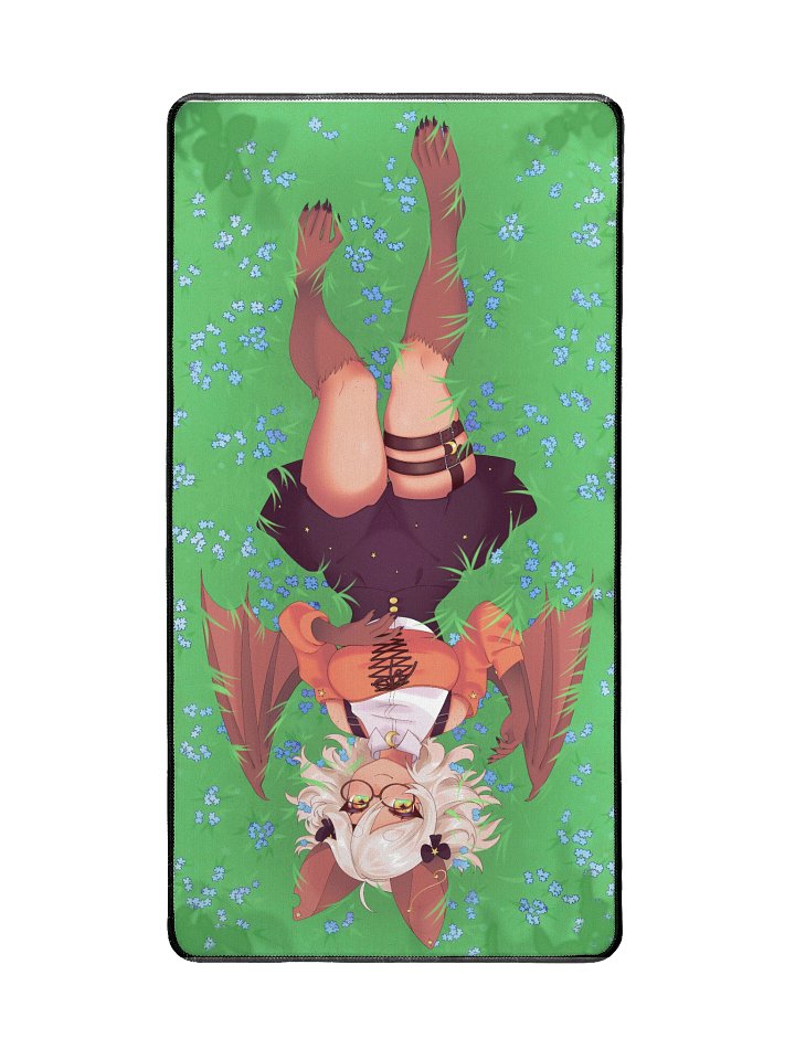 Ferra in the Meadow 15.5" x 31.5" Deskmat product image (2)