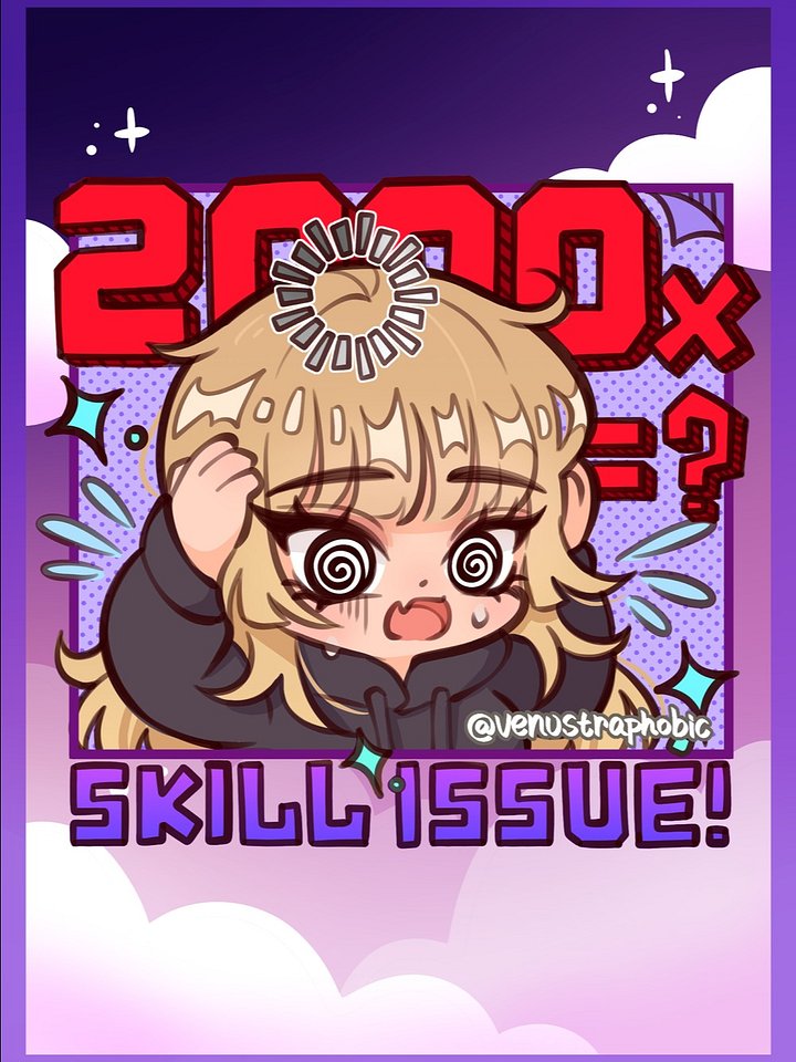 Skill Issue Matte Card Sleeves (10pcs) product image (1)