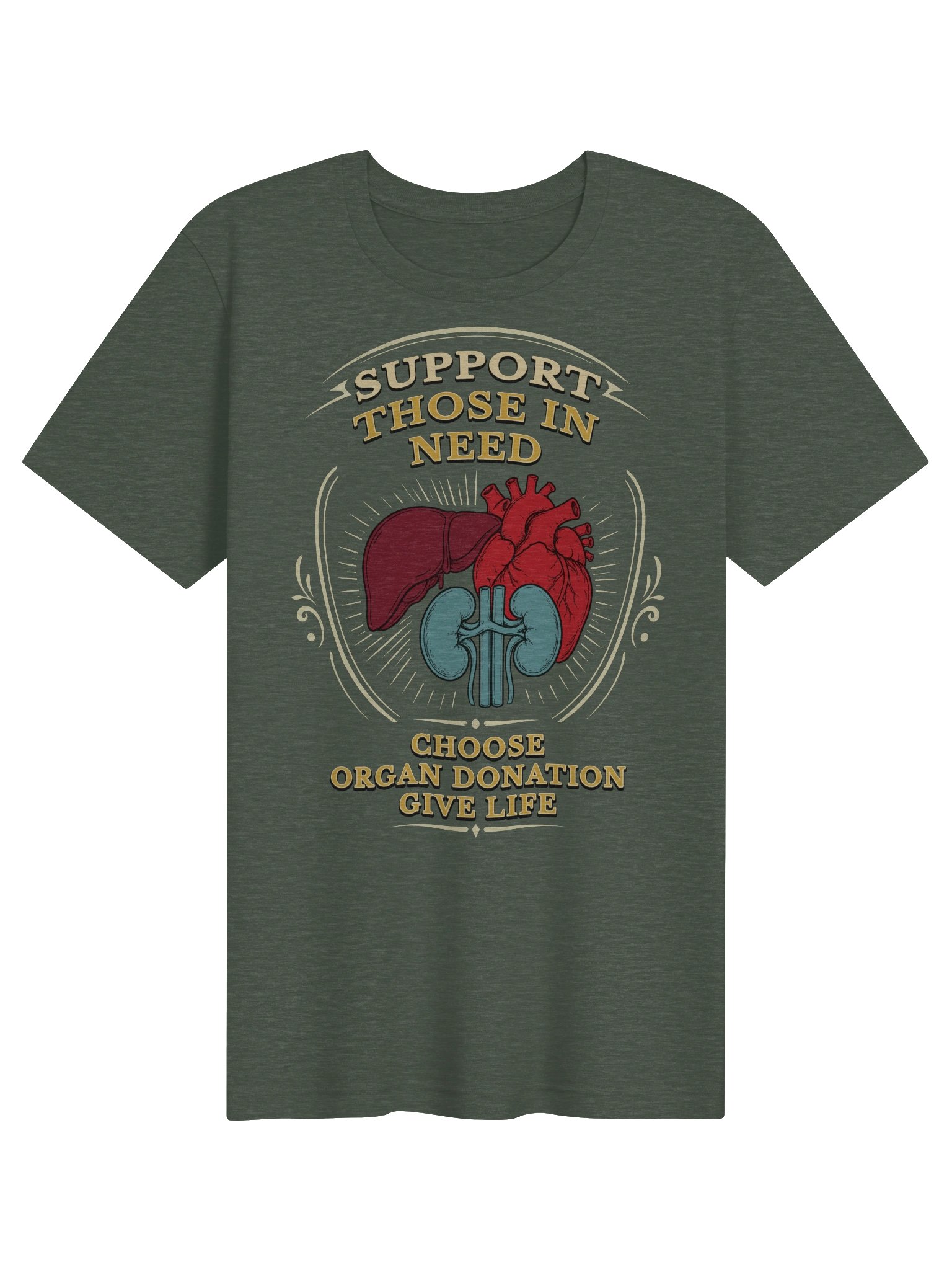 Support Those in Need Organ Donation T-Shirt product image (21)
