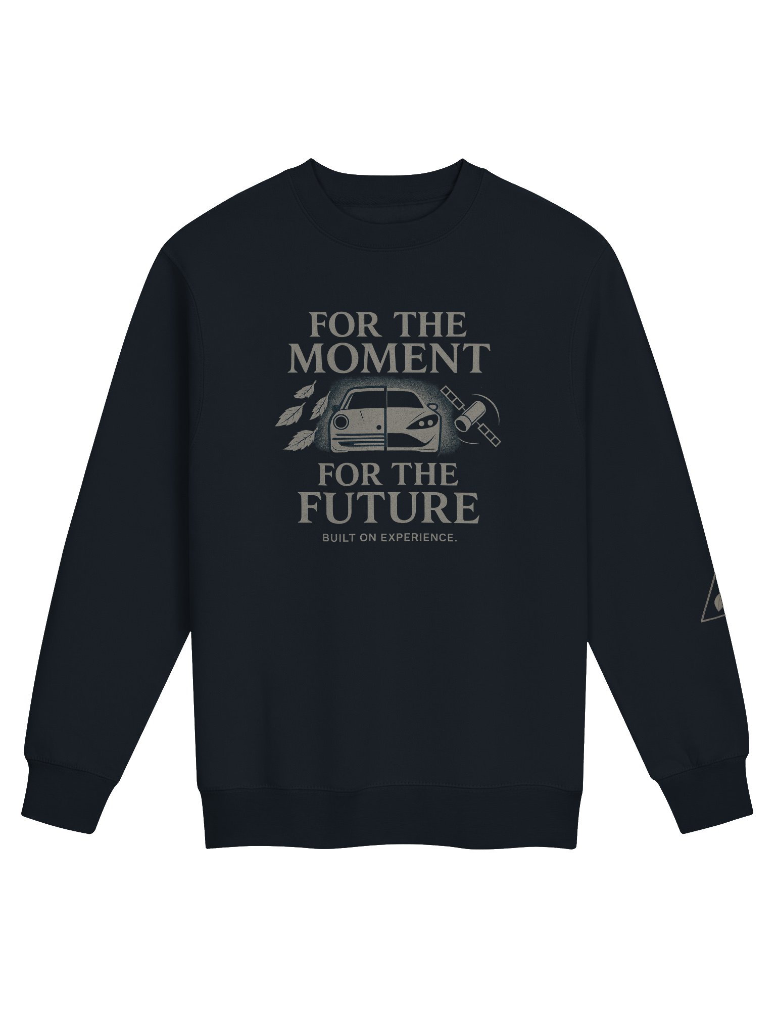 FOR THE MOMENT / FOR THE FUTURE — Premium Streetwear Crewneck (Lane Seven LS14004) product image (1)