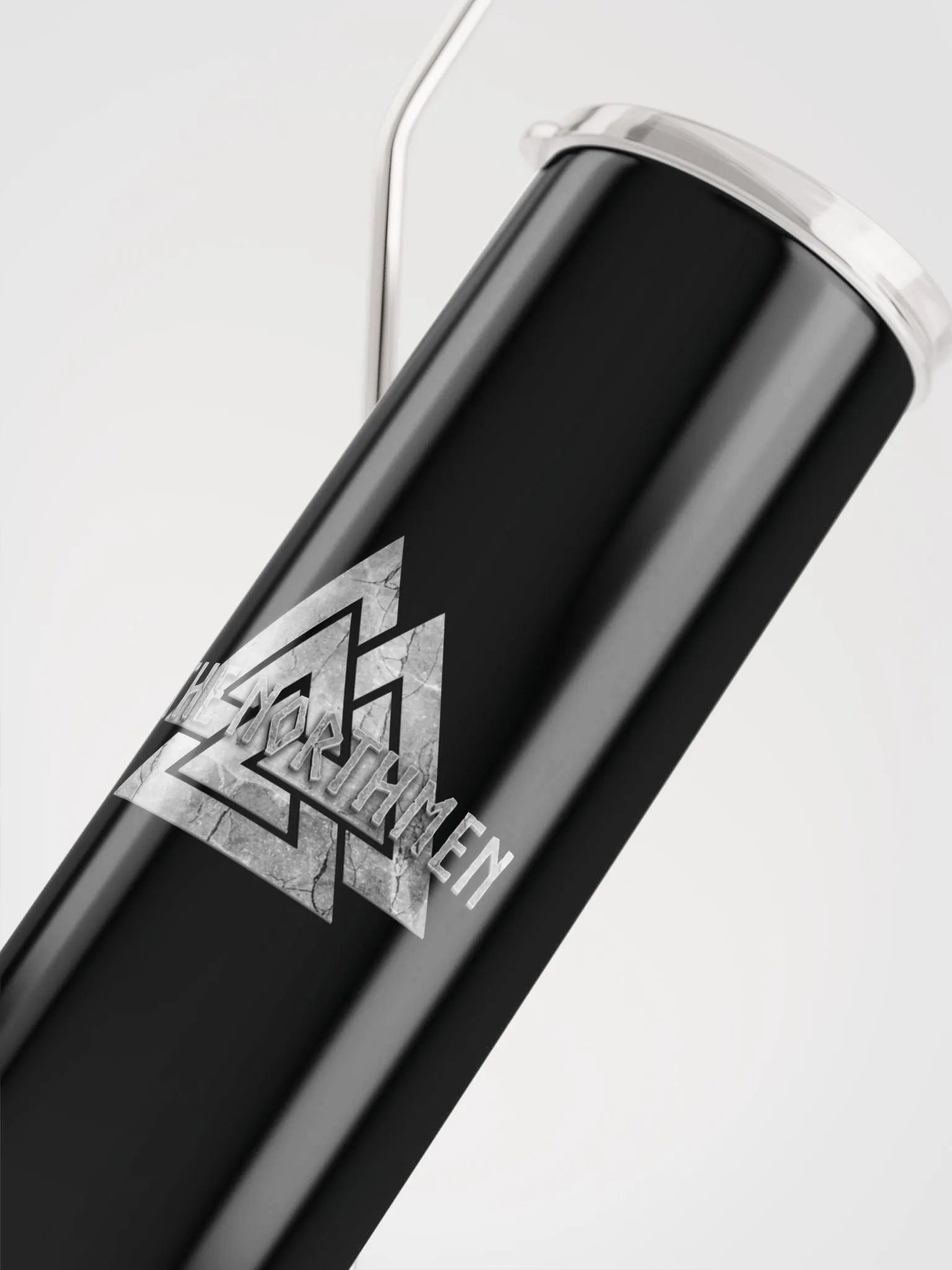 The Northmen Valknut - Grey - Steel Tumbler product image (4)
